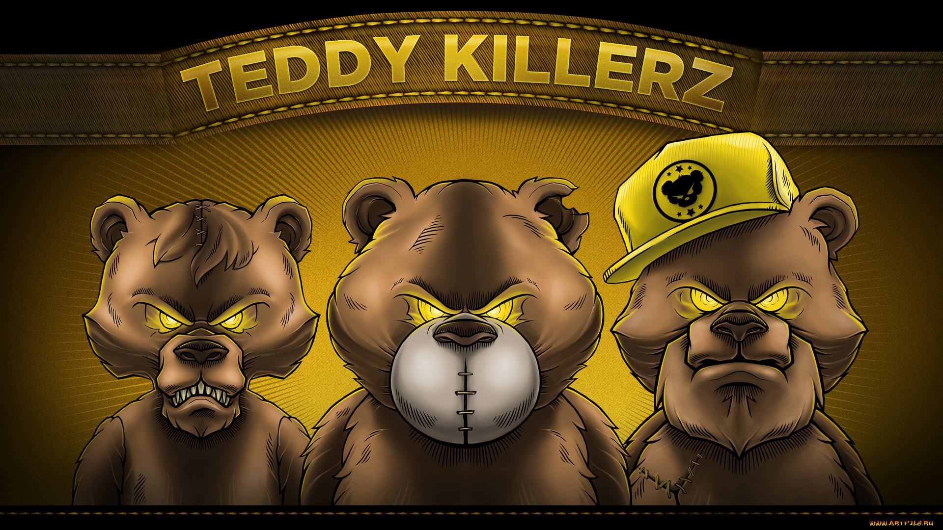 музыка, -, другое, teddy, killerz, drum, and, bass, owsla, dubstep, trap, artists, art