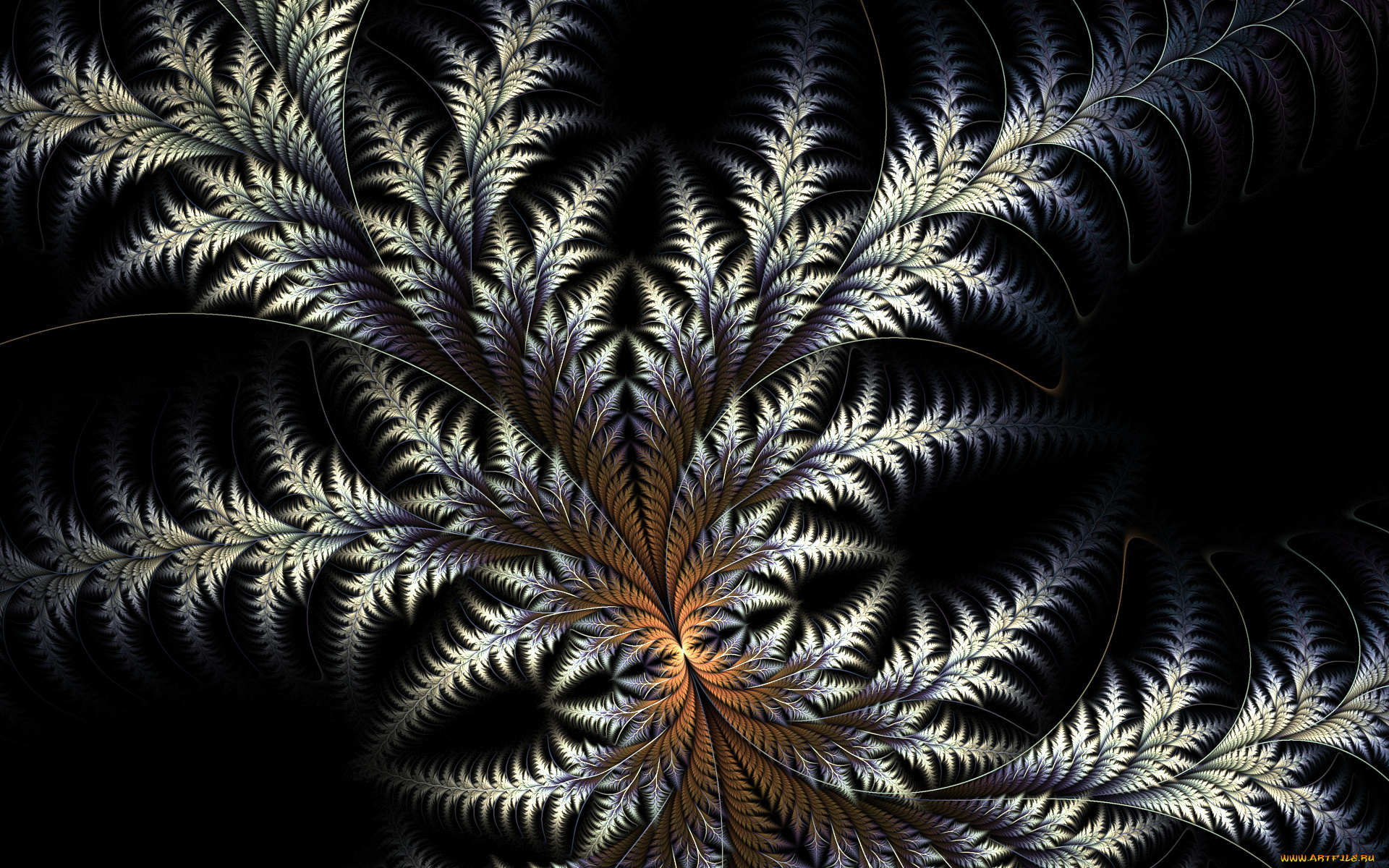 3д, графика, fractal, , фракталы, узор, цвета, фон