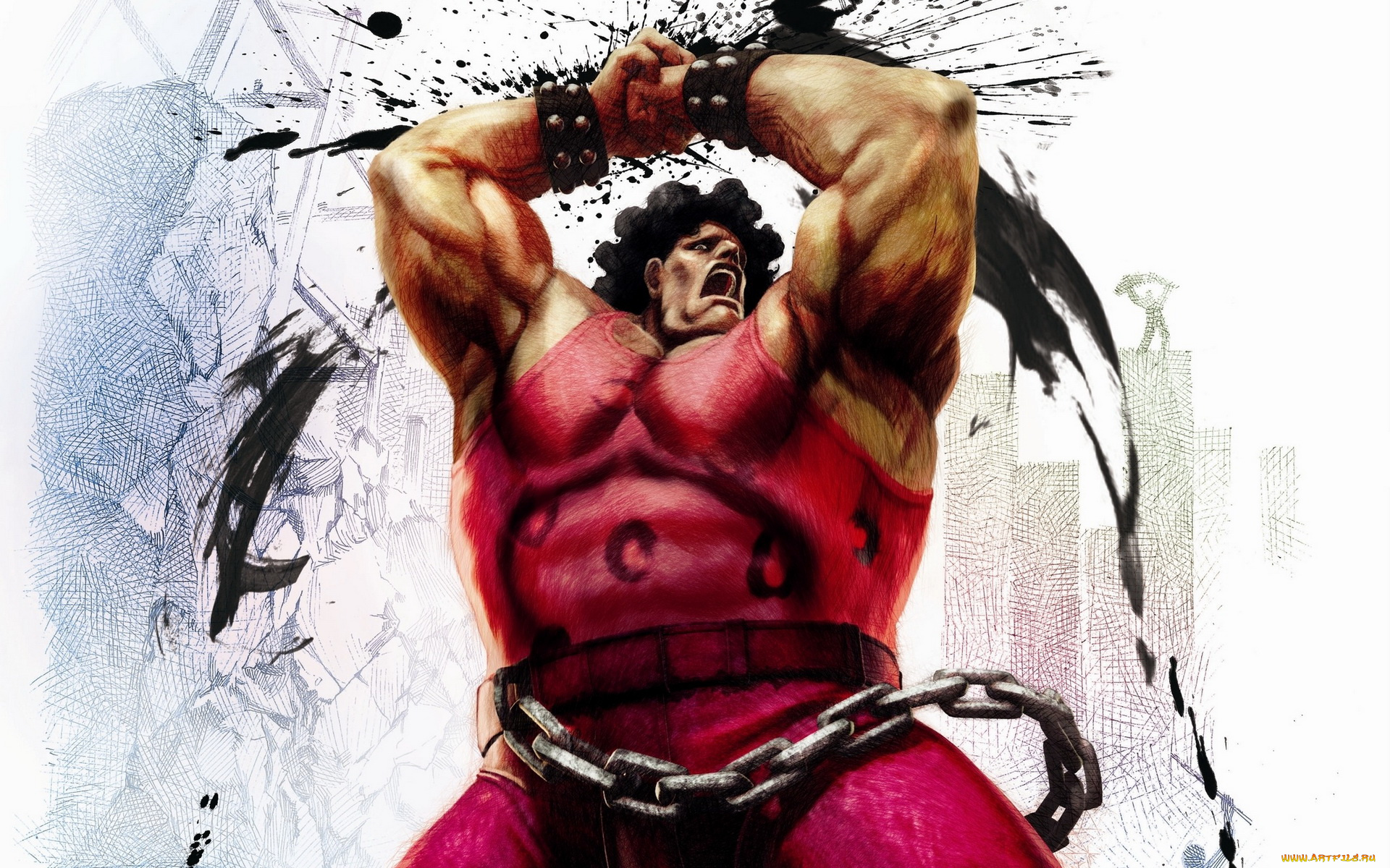 ultra, street, fighter, iv, видео, игры, мужчина