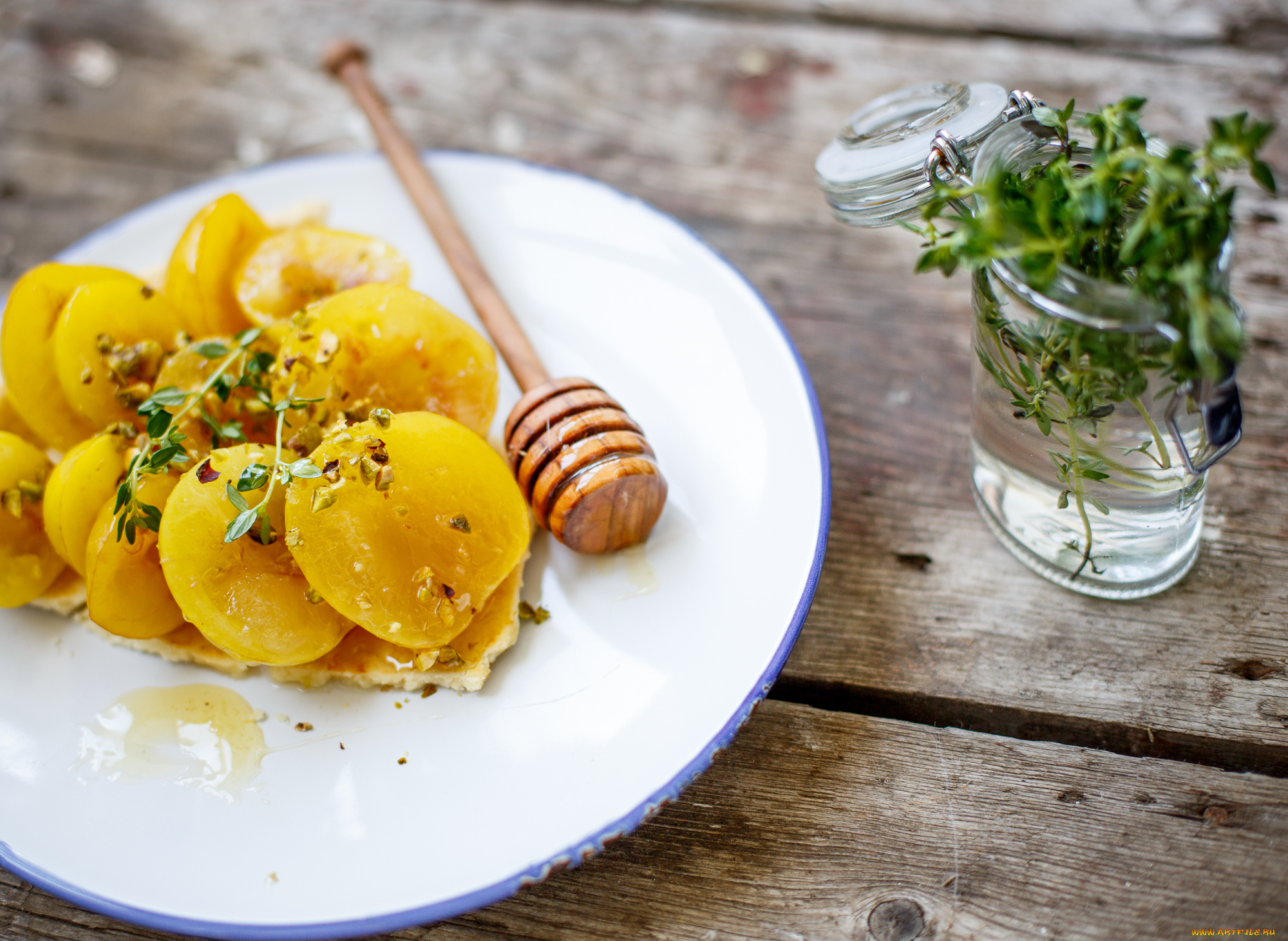 еда, персики, , сливы, , абрикосы, абрикосы, мед