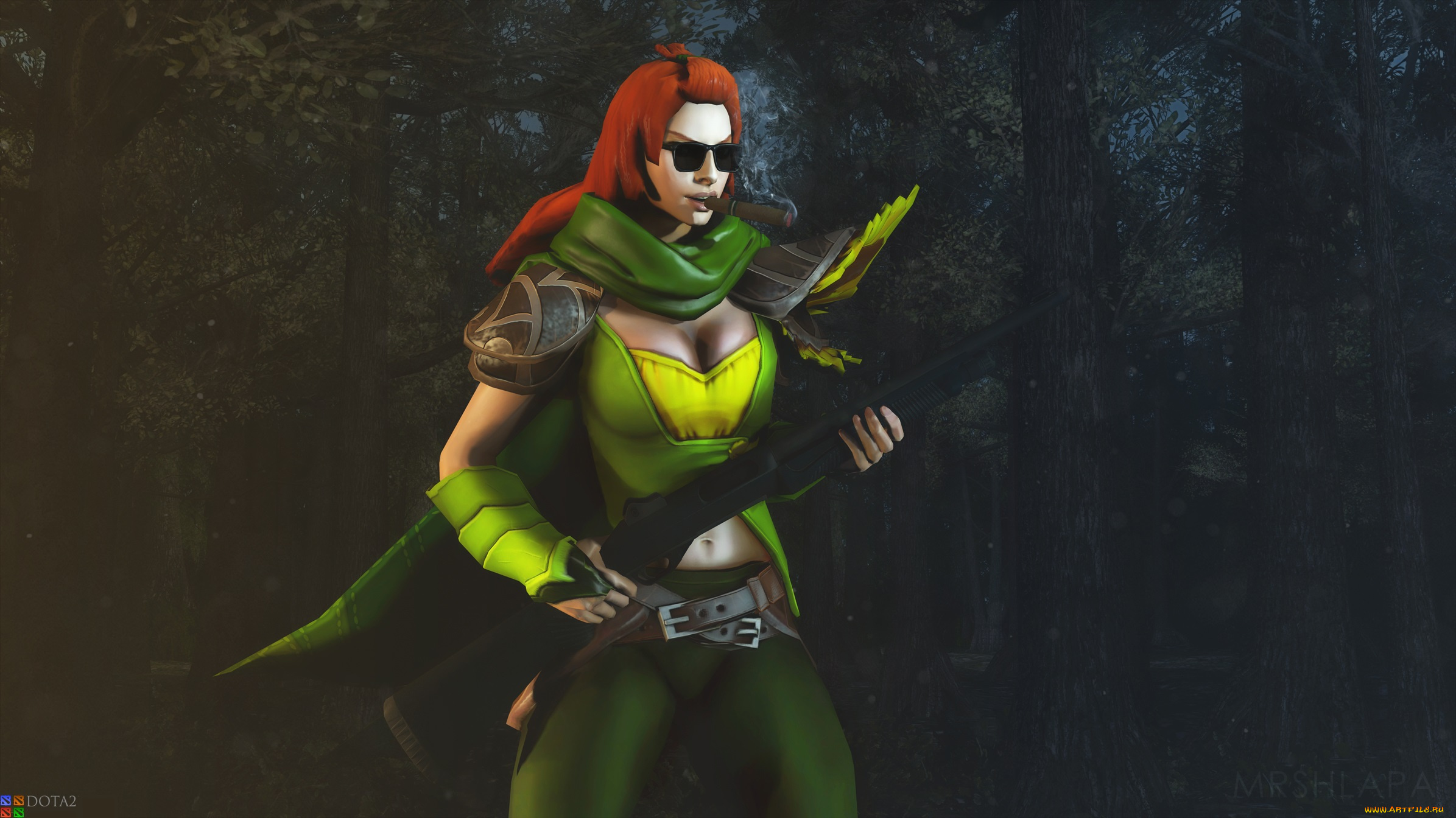 видео, игры, dota, 2, девушка