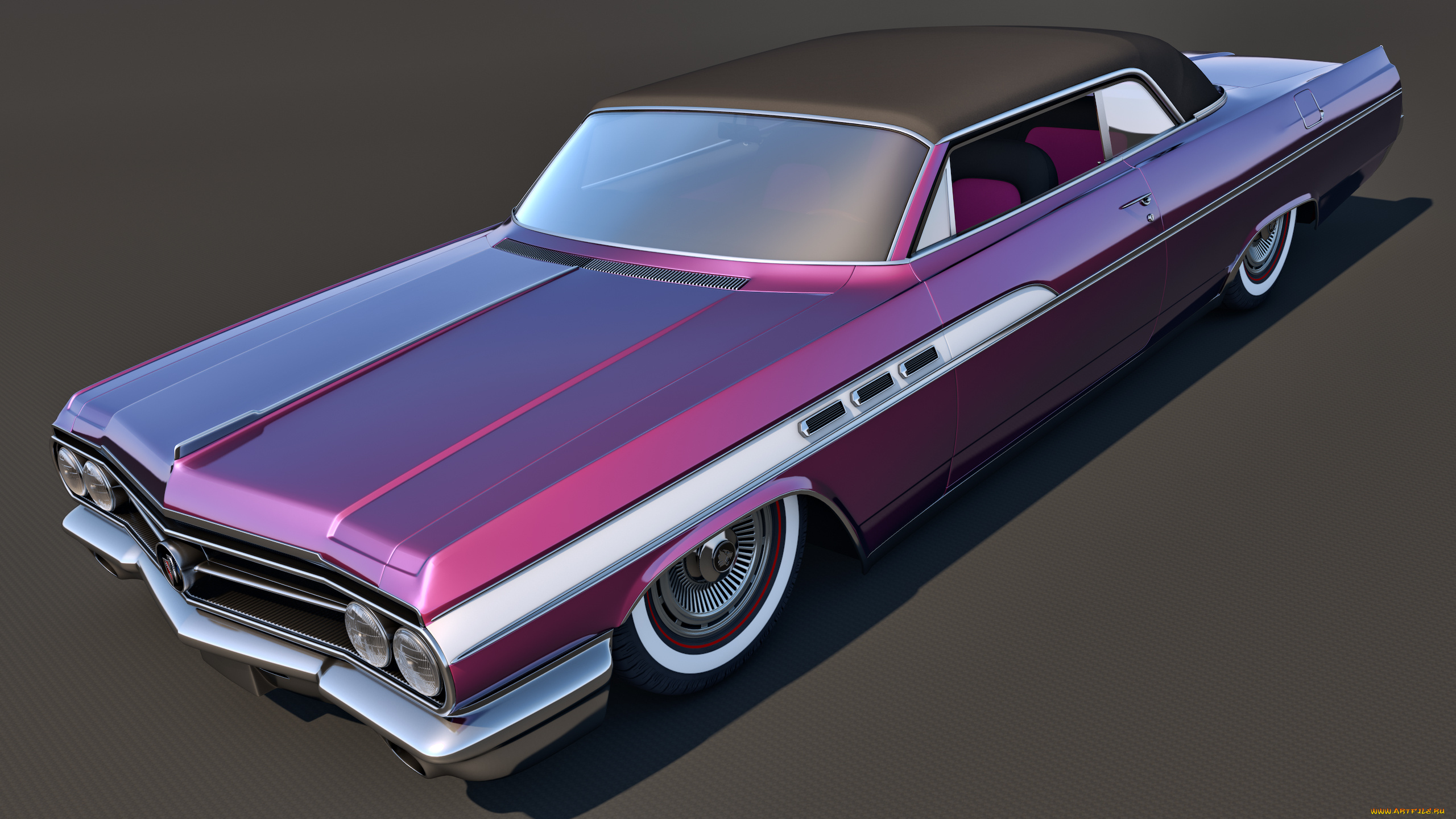 автомобили, 3д, mk1, buick, wildcat, convertible, 1963