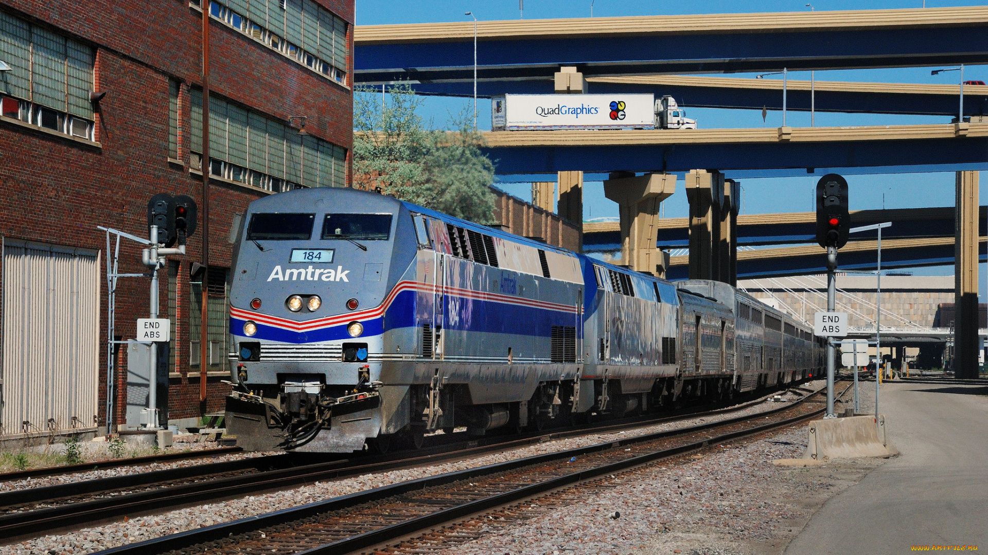 техника, поезда, состав, дорога, локомотив, железная