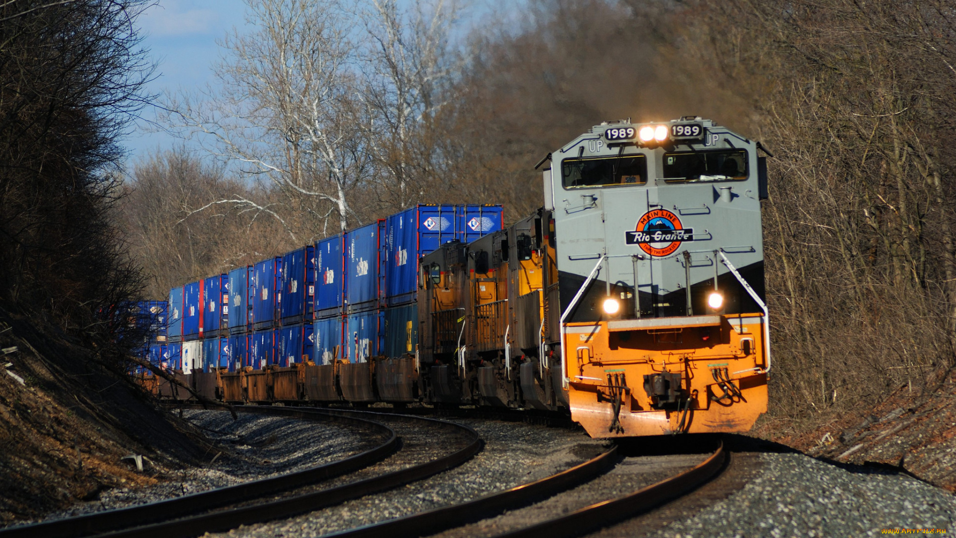 техника, поезда, состав, локомотив, дорога, железная