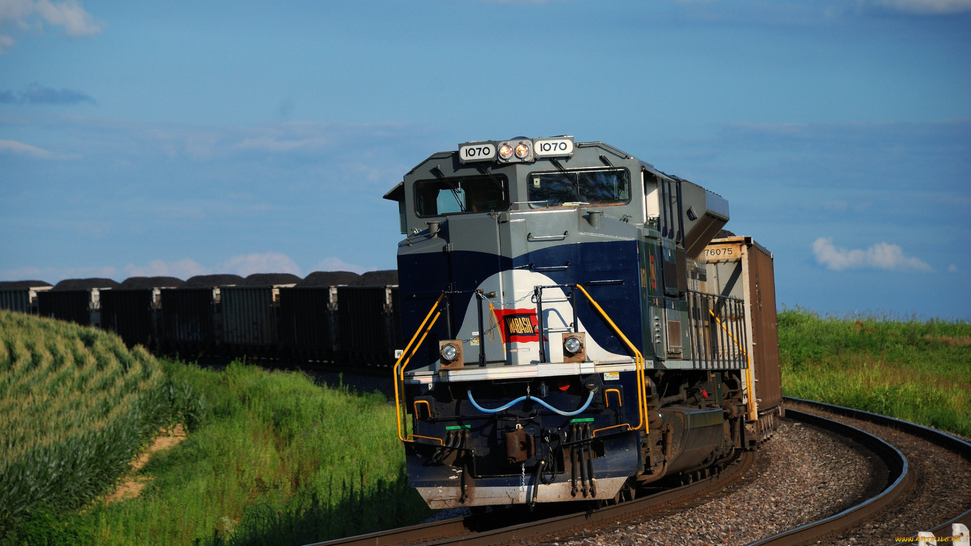 техника, поезда, состав, локомотив, дорога, железная