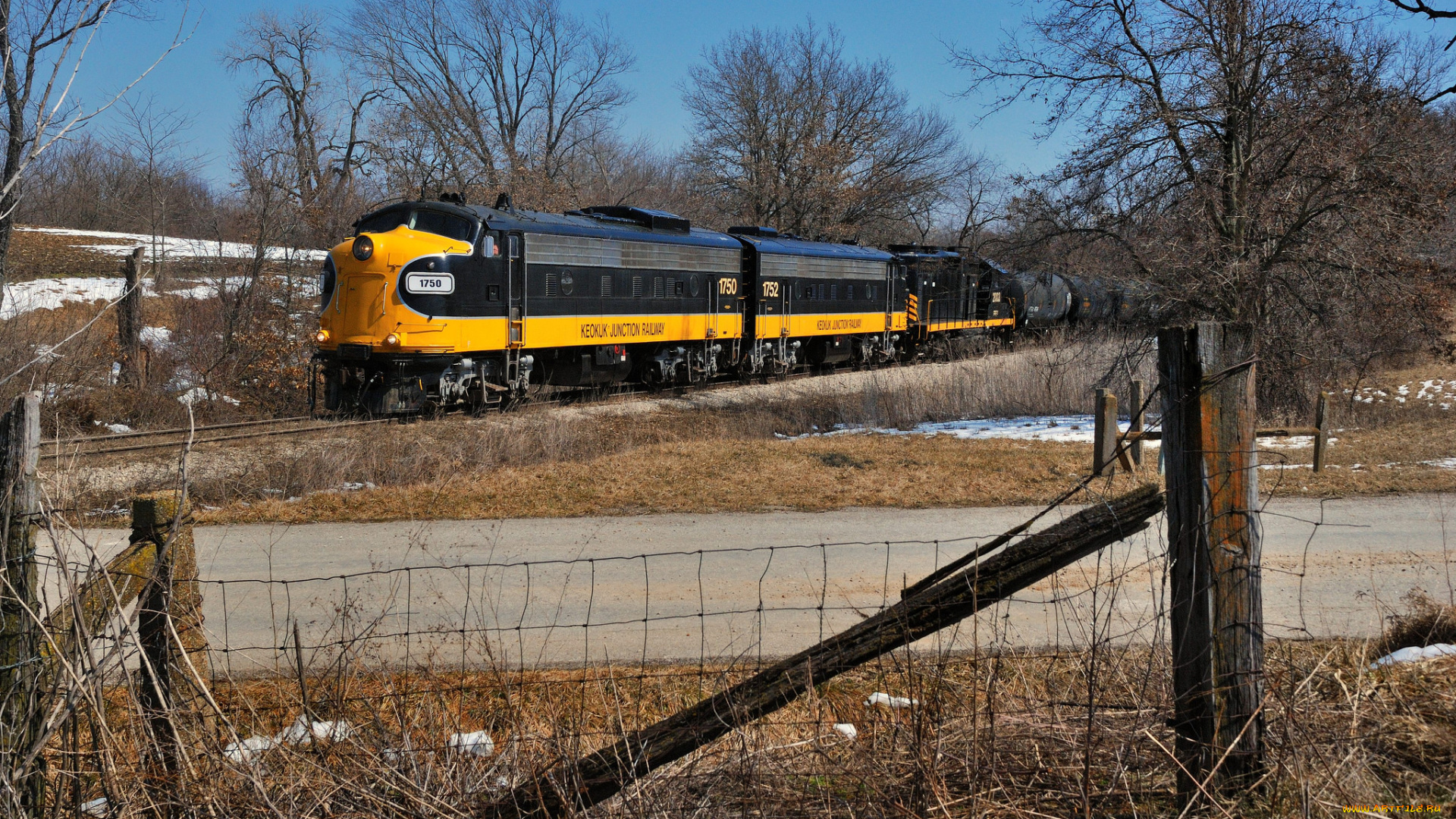 техника, поезда, состав, локомотив, дорога, железная