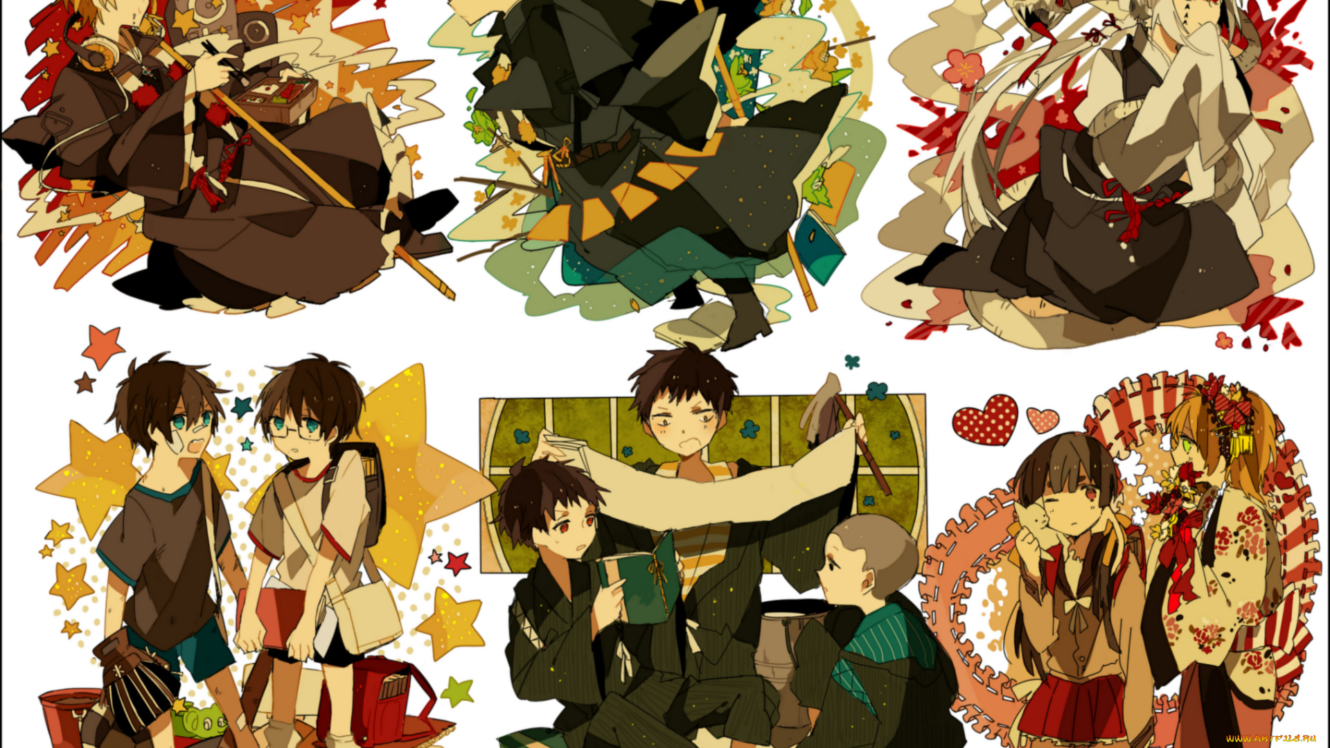 аниме, ao, no, exorcist, арт, синий, экзорцист