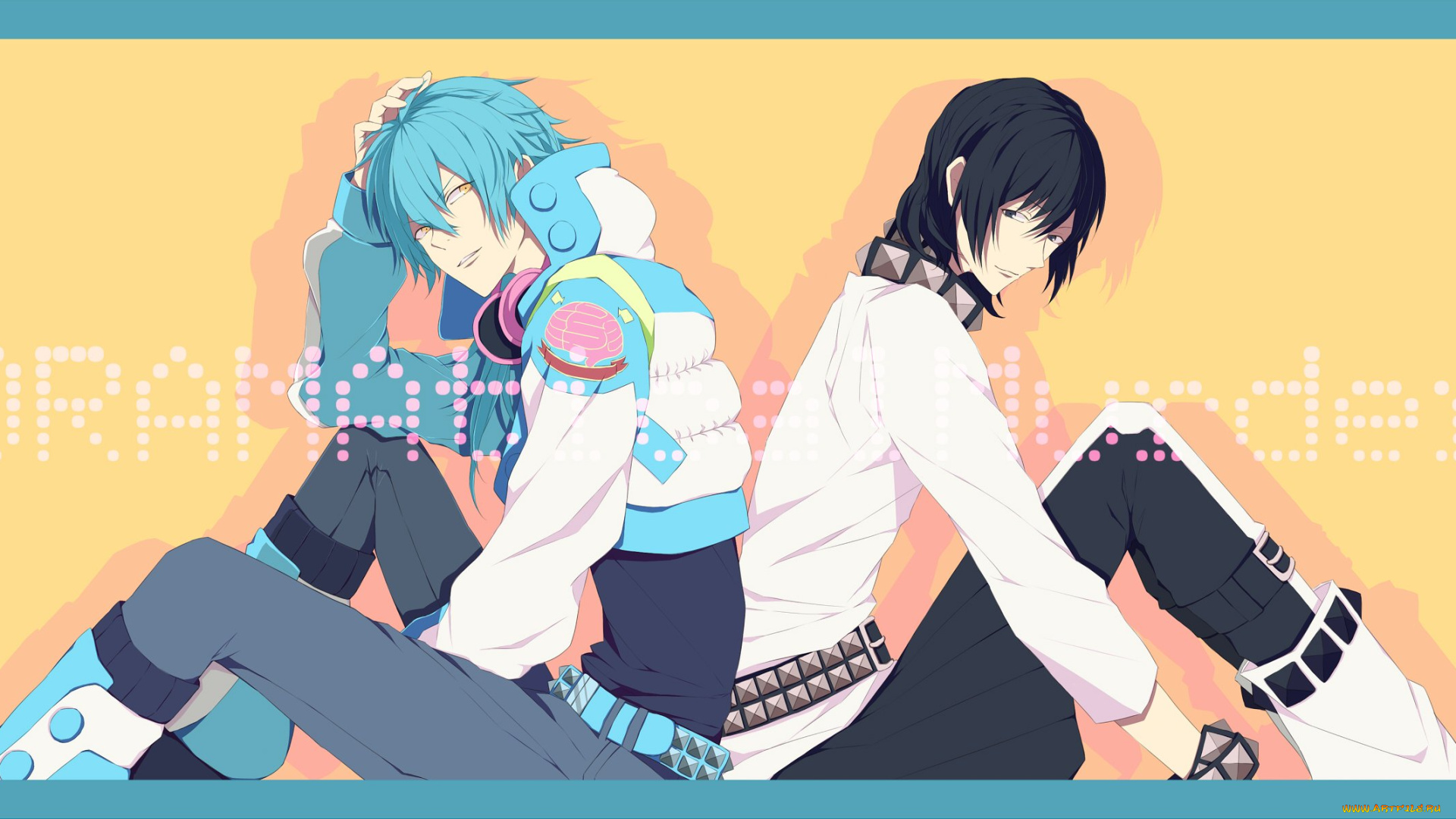 аниме, dramatical, murder, парни, аоба, драматическое, убийство, братья