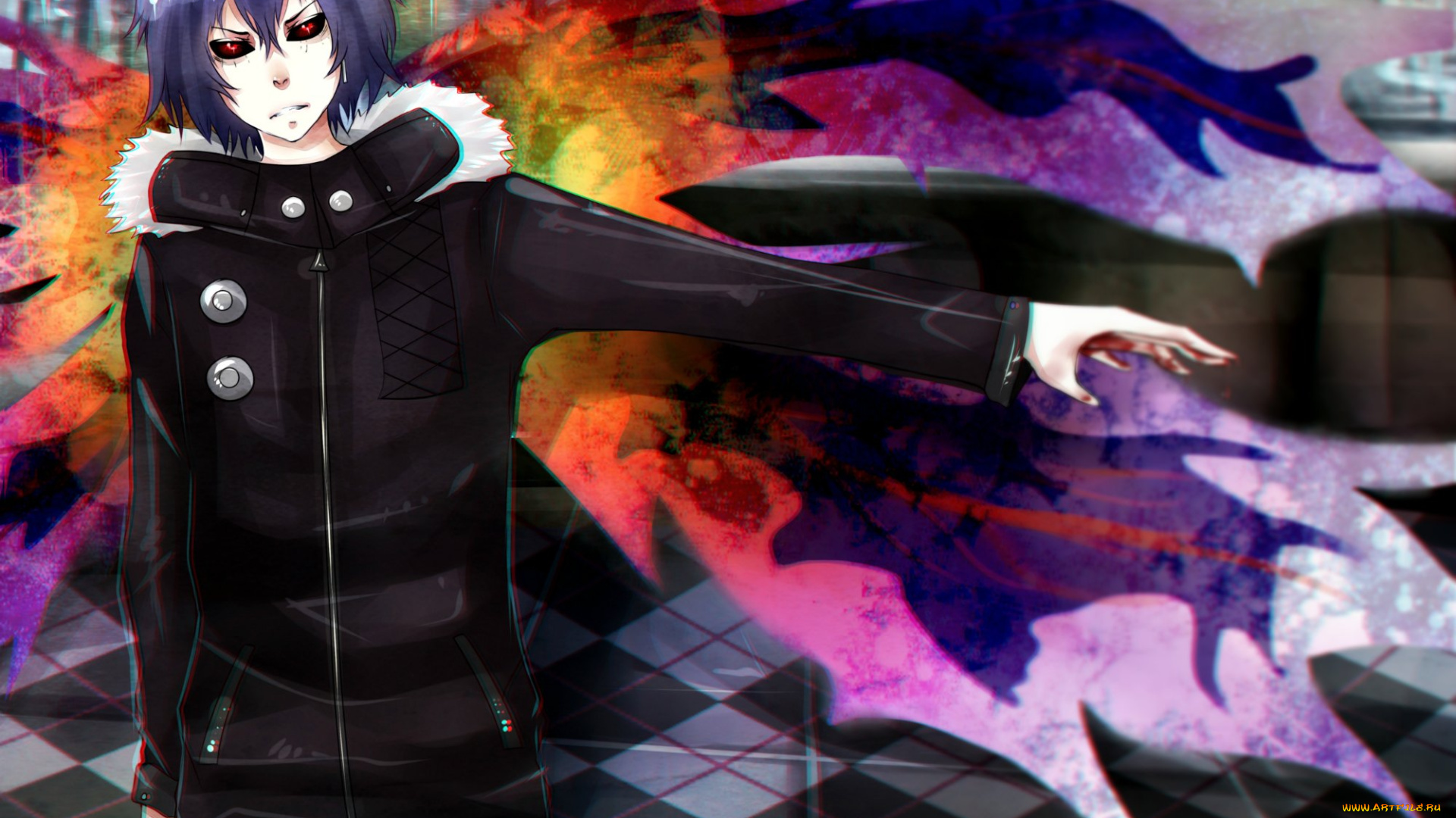 аниме, tokyo, ghoul, токийский, гуль, арт