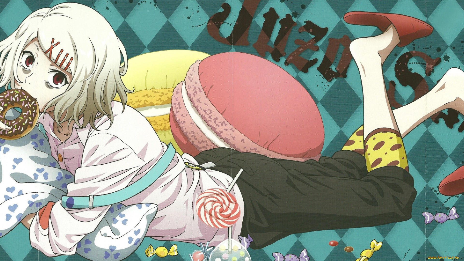 аниме, tokyo, ghoul, токийский, гуль, арт, джузо