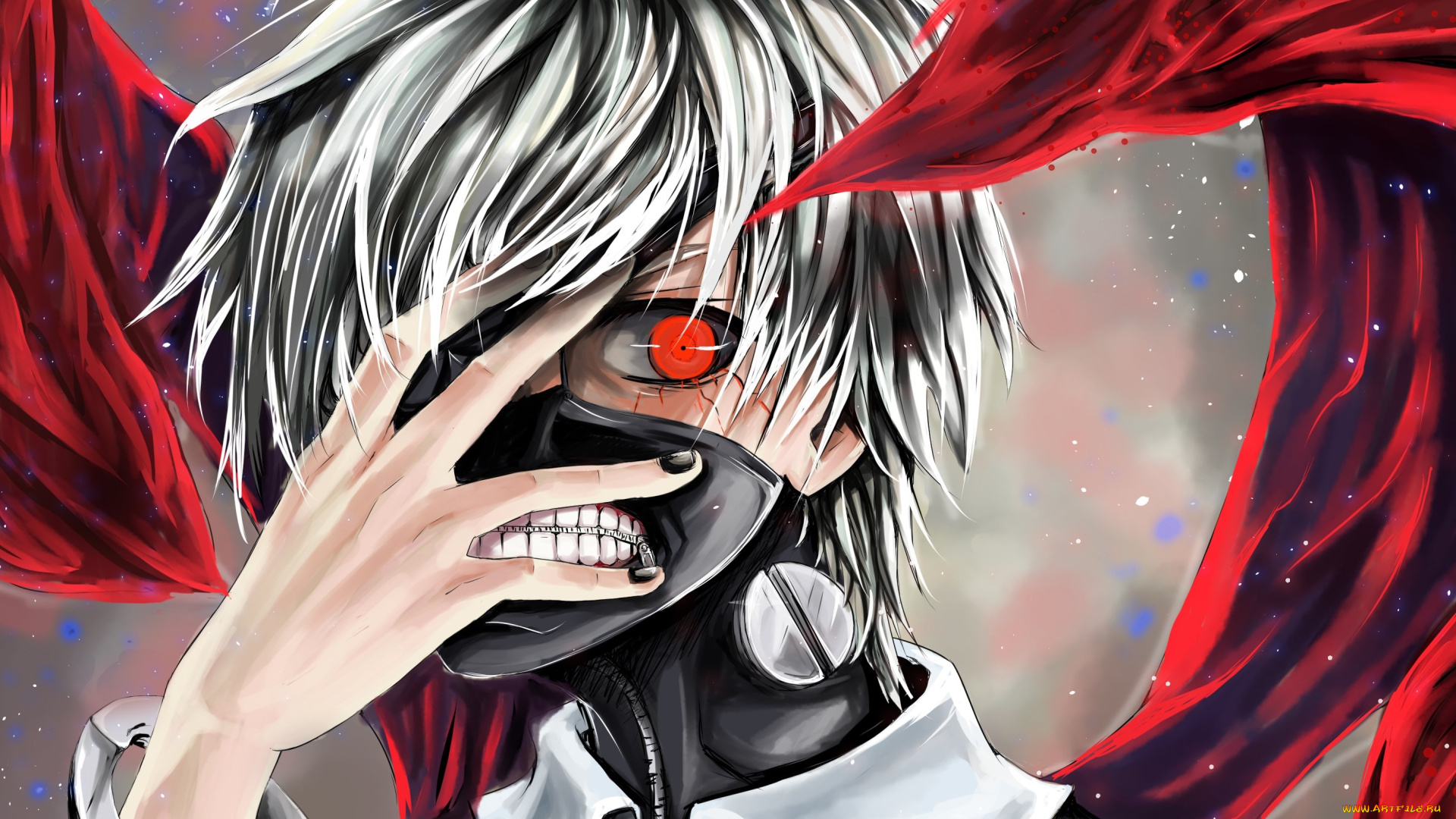 аниме, tokyo, ghoul, токийский, гуль, арт, канеки