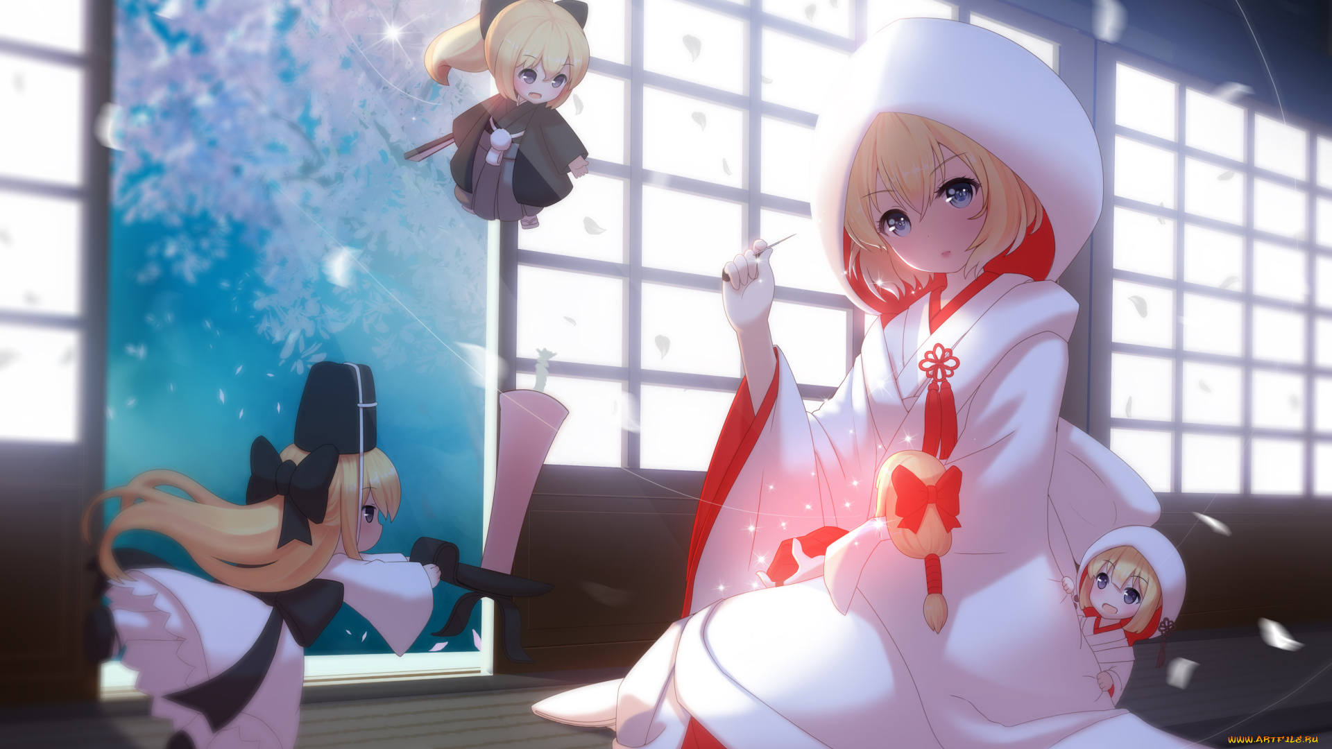 аниме, touhou, shanghai, doll, фея, игла, девочка, арт, hourai, alice, margatroid, fukuro, ko