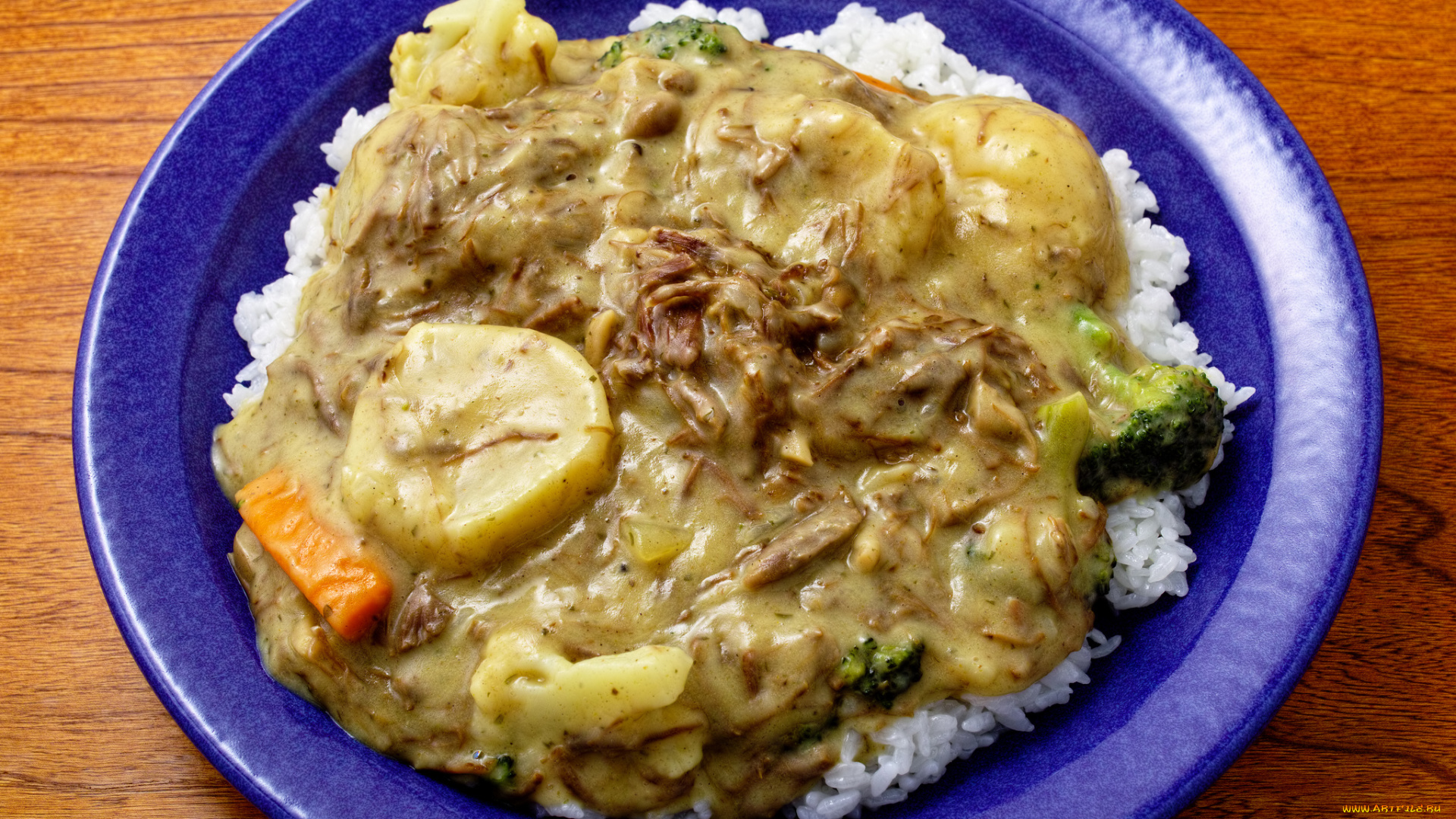 еда, вторые, блюда, рися, мясо, соус