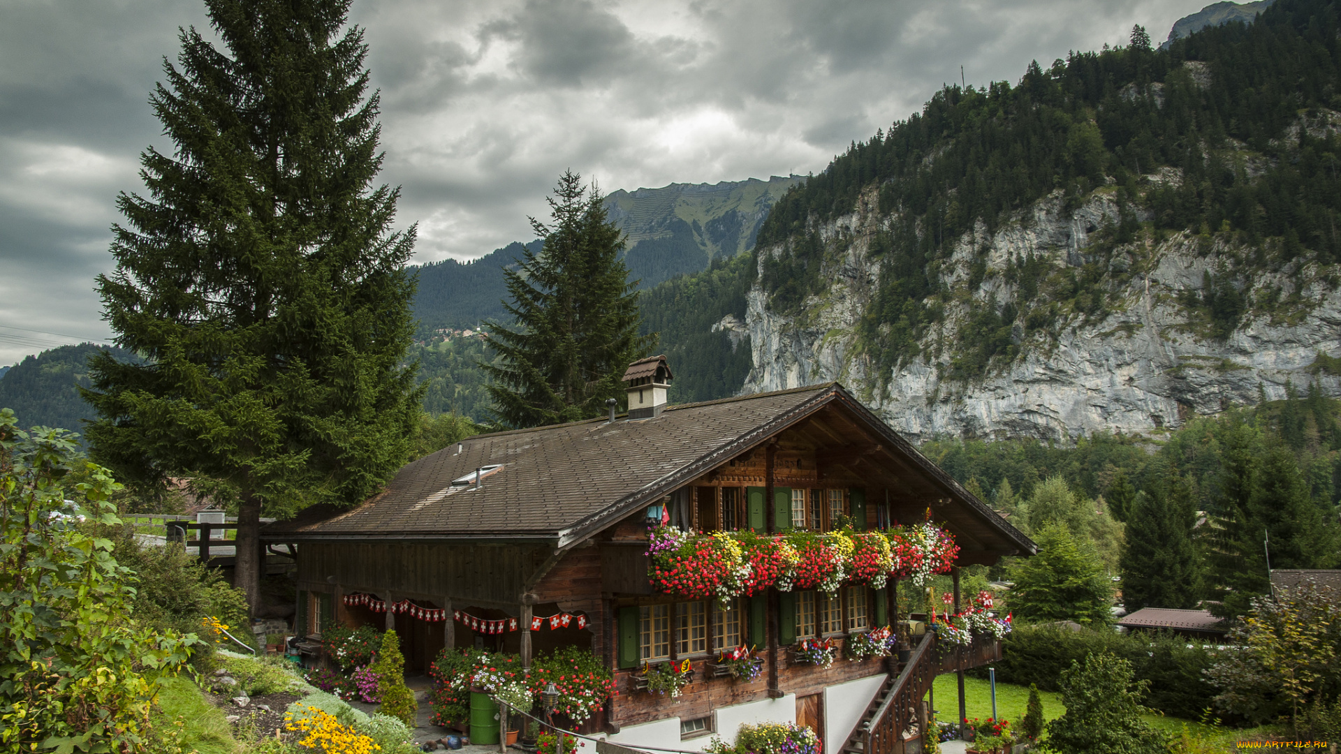 города, -, здания, , дома, шале