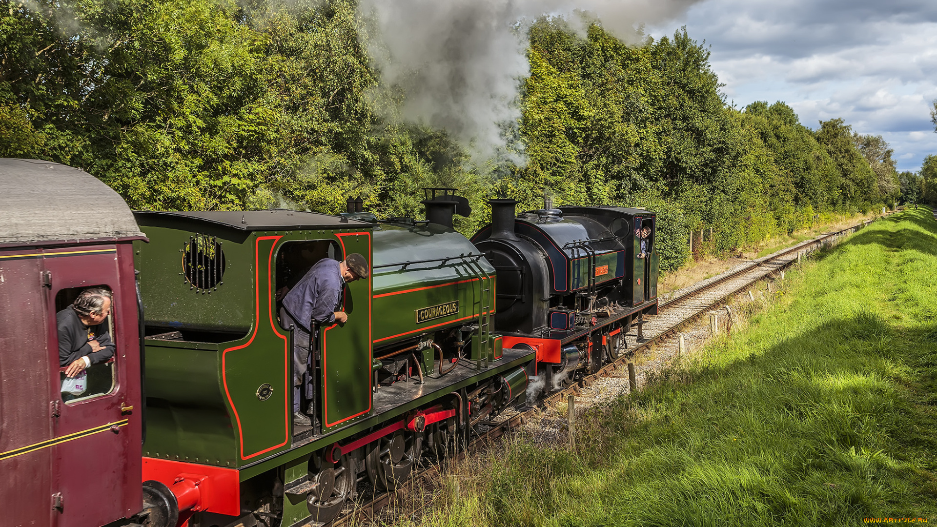 техника, паровозы, паровоз, рельсы, дорога, железная