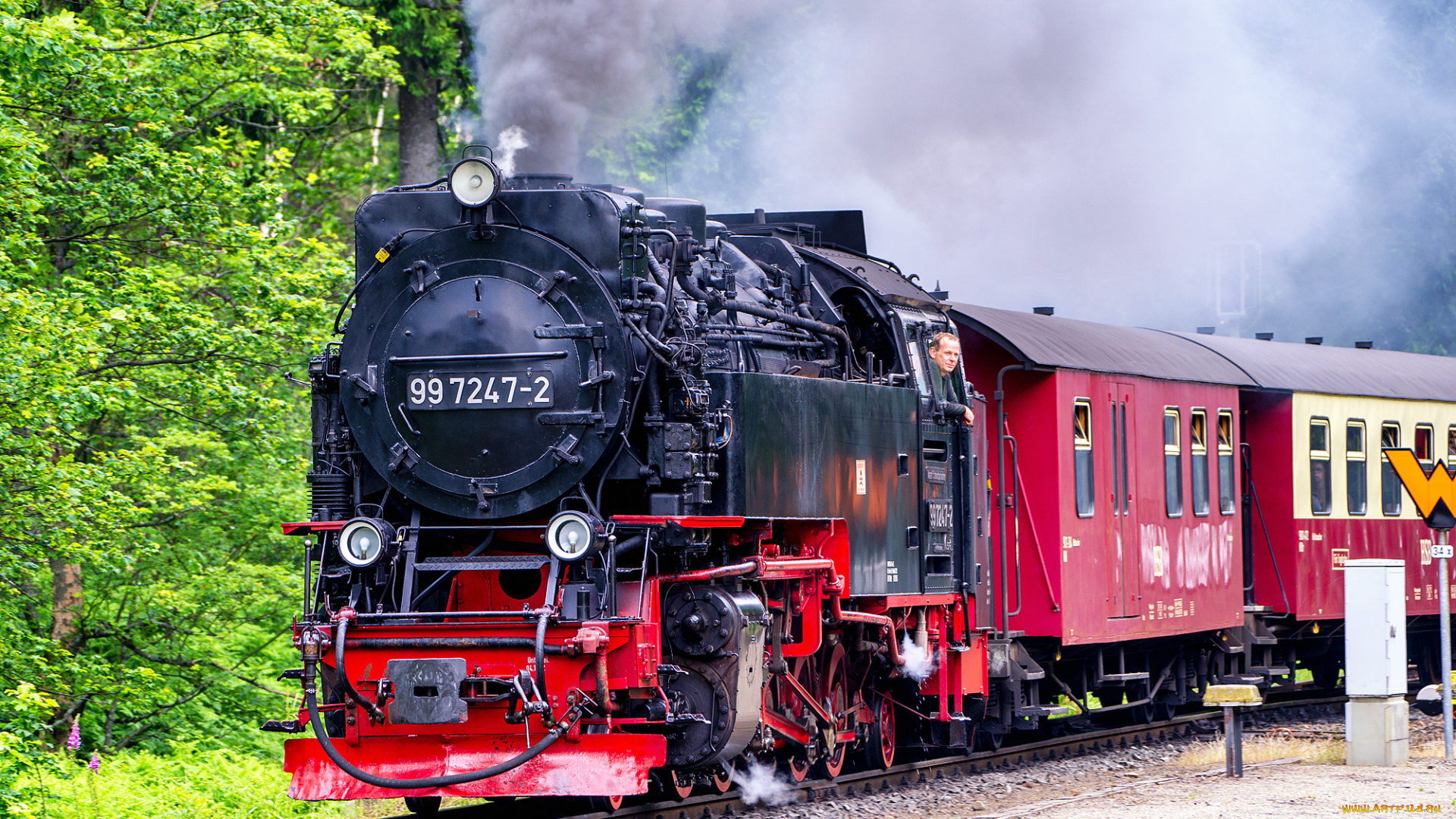 техника, паровозы, паровоз, рельсы, дорога, железная