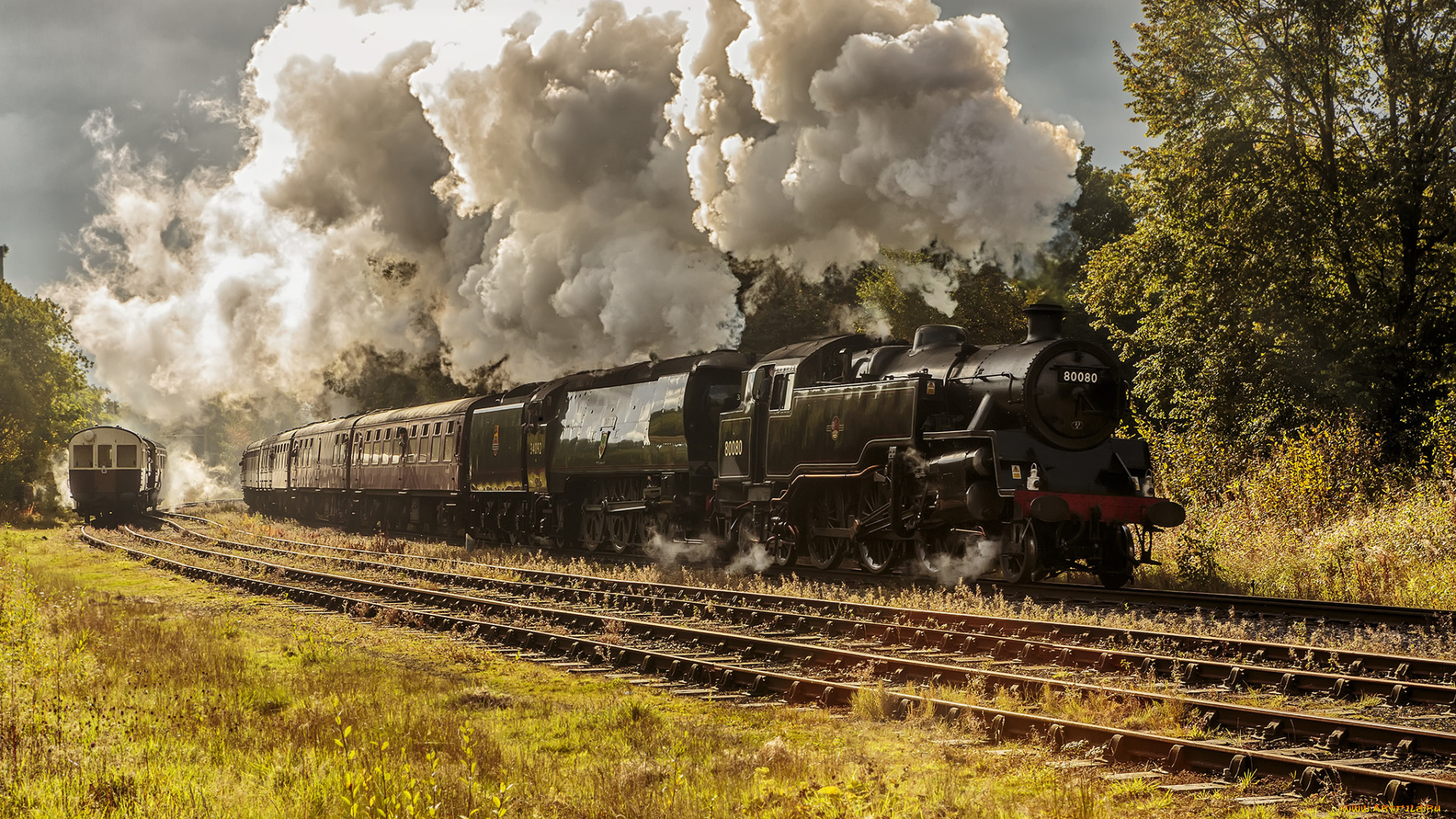 техника, паровозы, паровоз, рельсы, дорога, железная