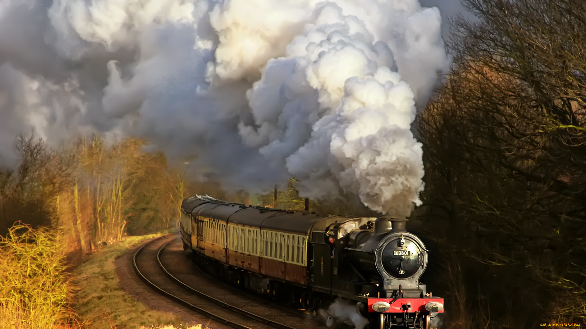 техника, паровозы, рельсы, дорога, железная, паровоз