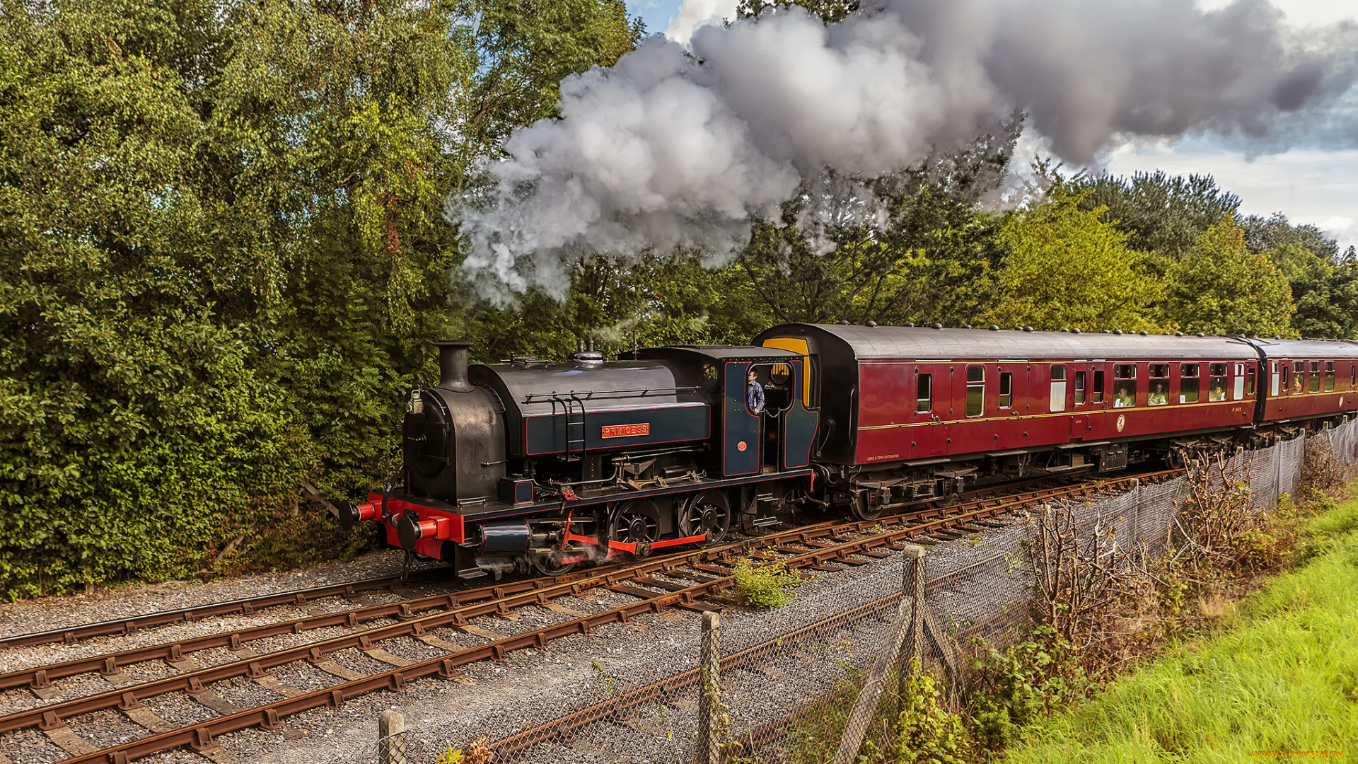 техника, паровозы, рельсы, паровоз, дорога, железная