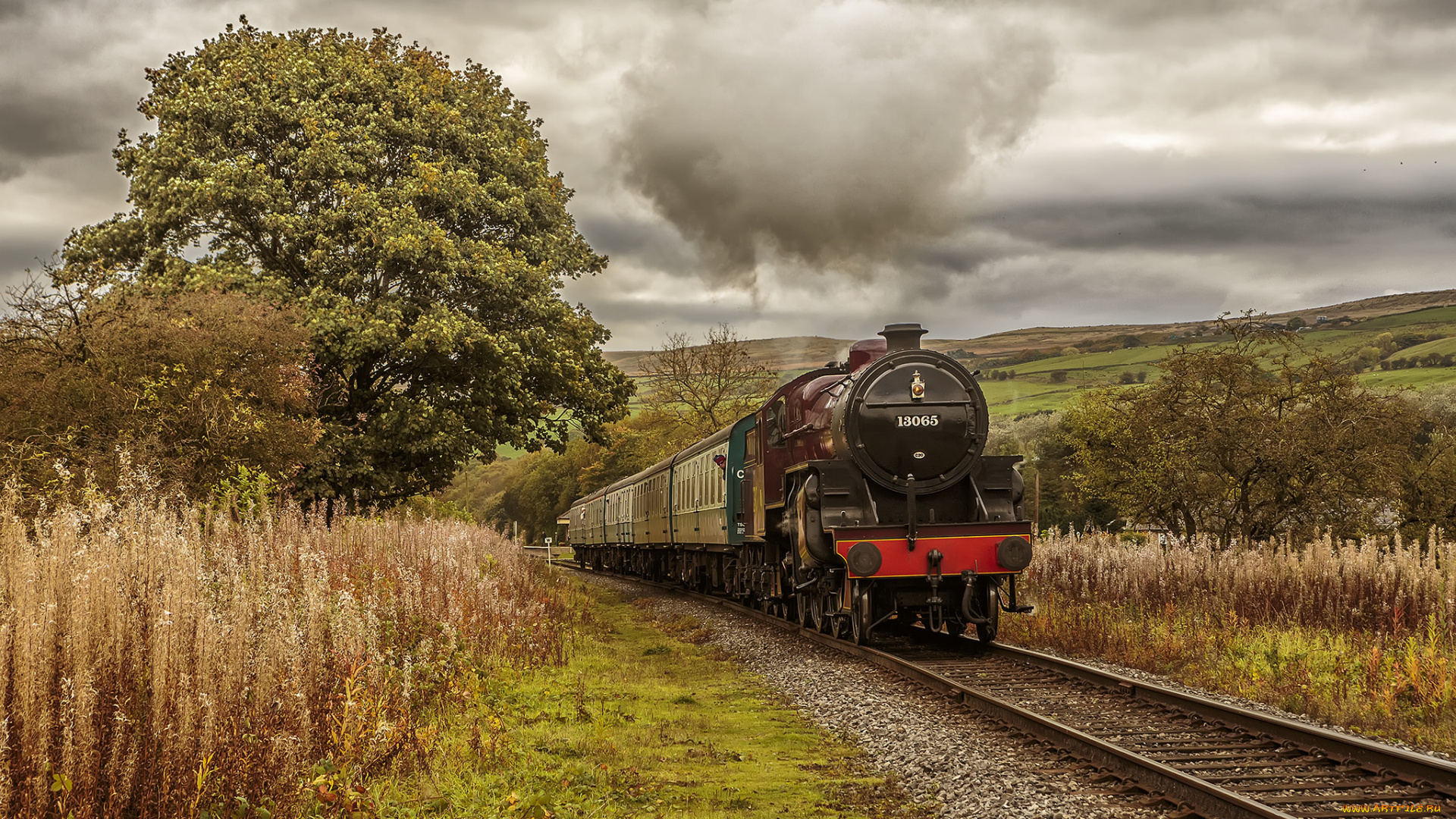 техника, паровозы, рельсы, паровоз, дорога, железная