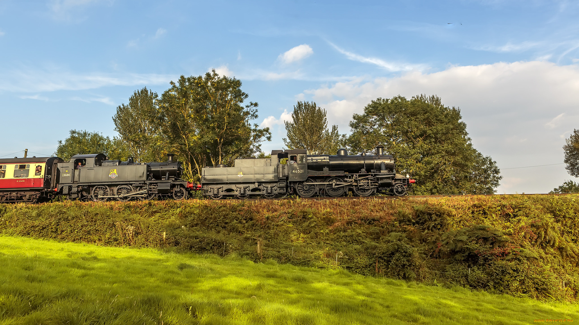 техника, паровозы, железная, паровоз, рельсы, дорога