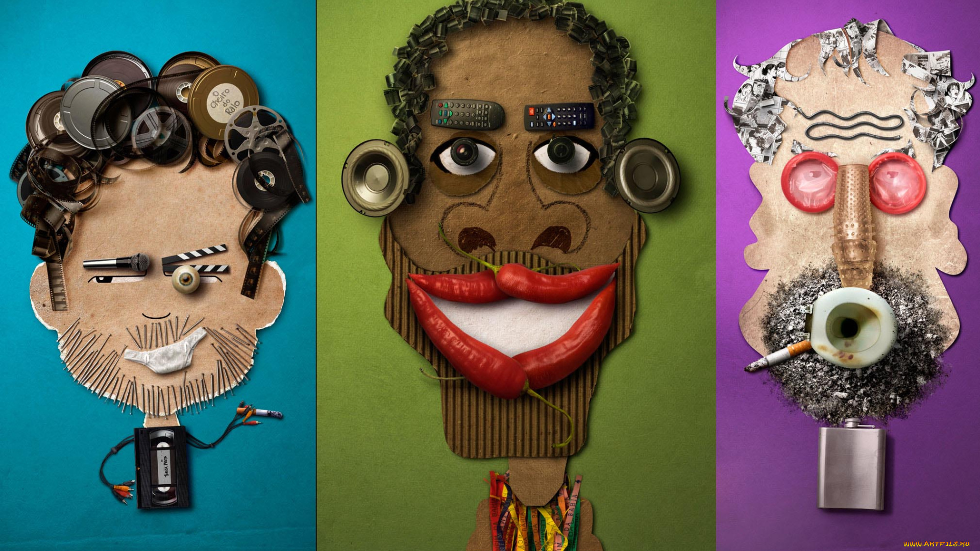 юмор, и, приколы, рожи, люди, коллаж, предметы