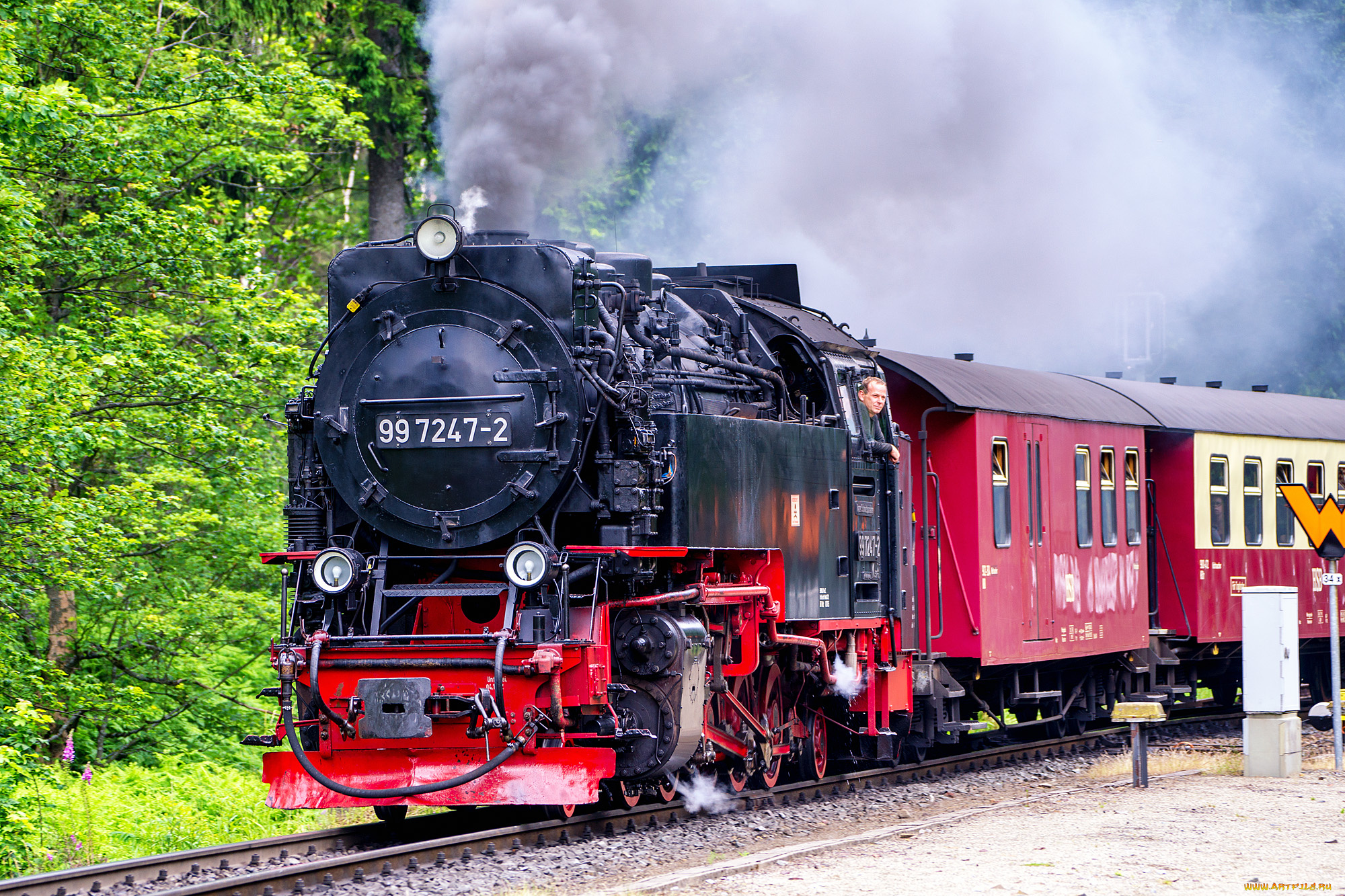 техника, паровозы, паровоз, рельсы, дорога, железная