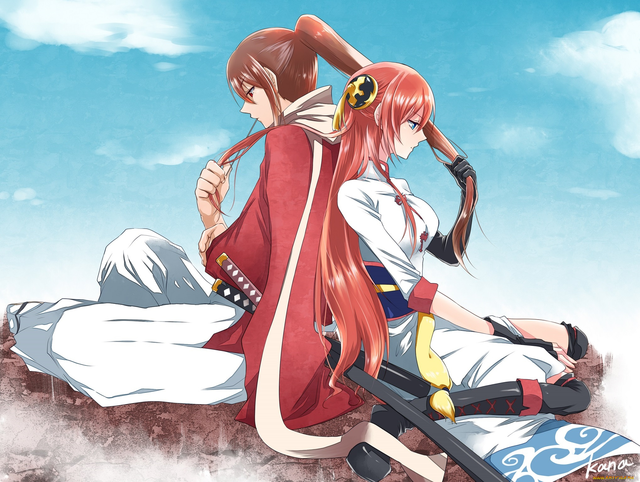 аниме, gintama, арт, гинтама