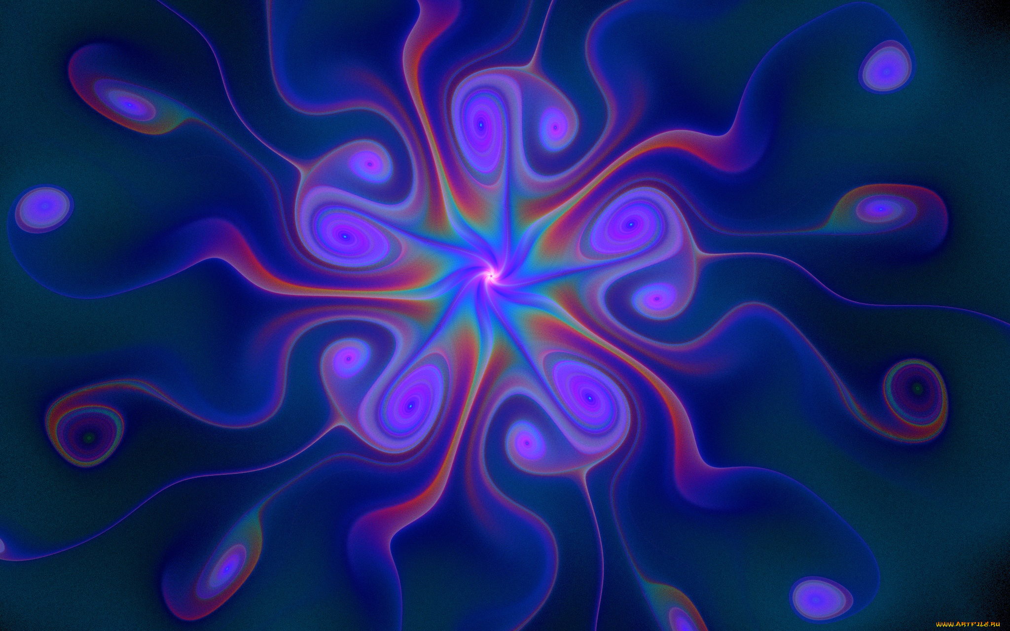 3д, графика, фракталы, , fractal, узор, цвета, фон