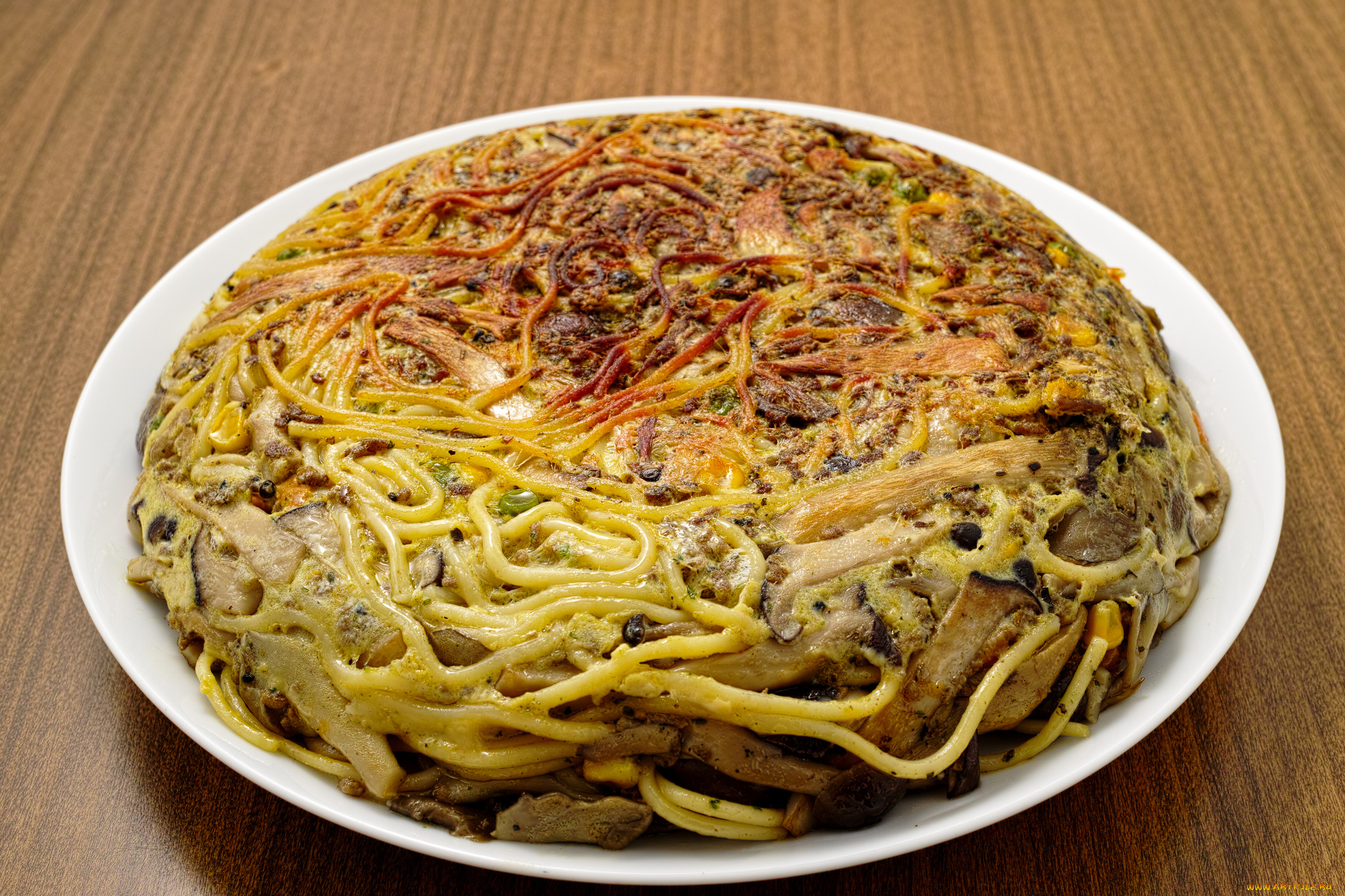 еда, макаронные, блюда, запеканка