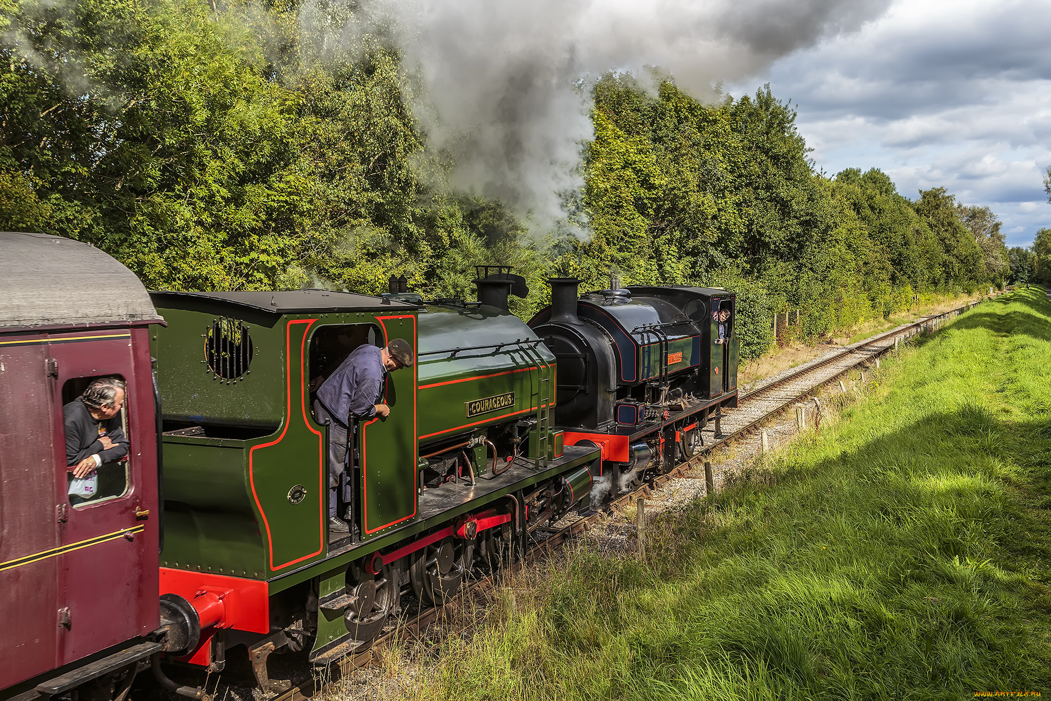 техника, паровозы, паровоз, рельсы, дорога, железная