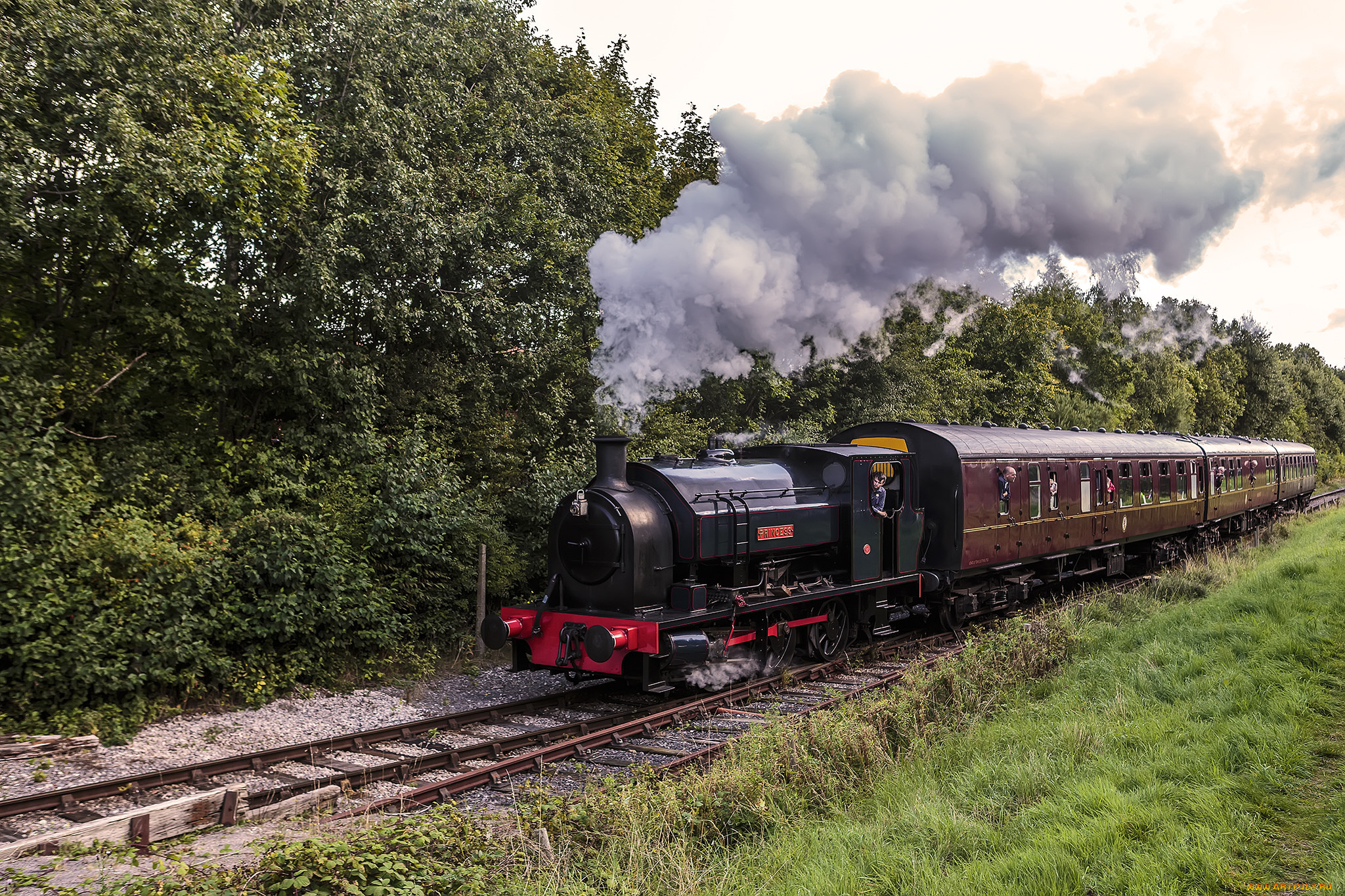 техника, паровозы, паровоз, рельсы, дорога, железная