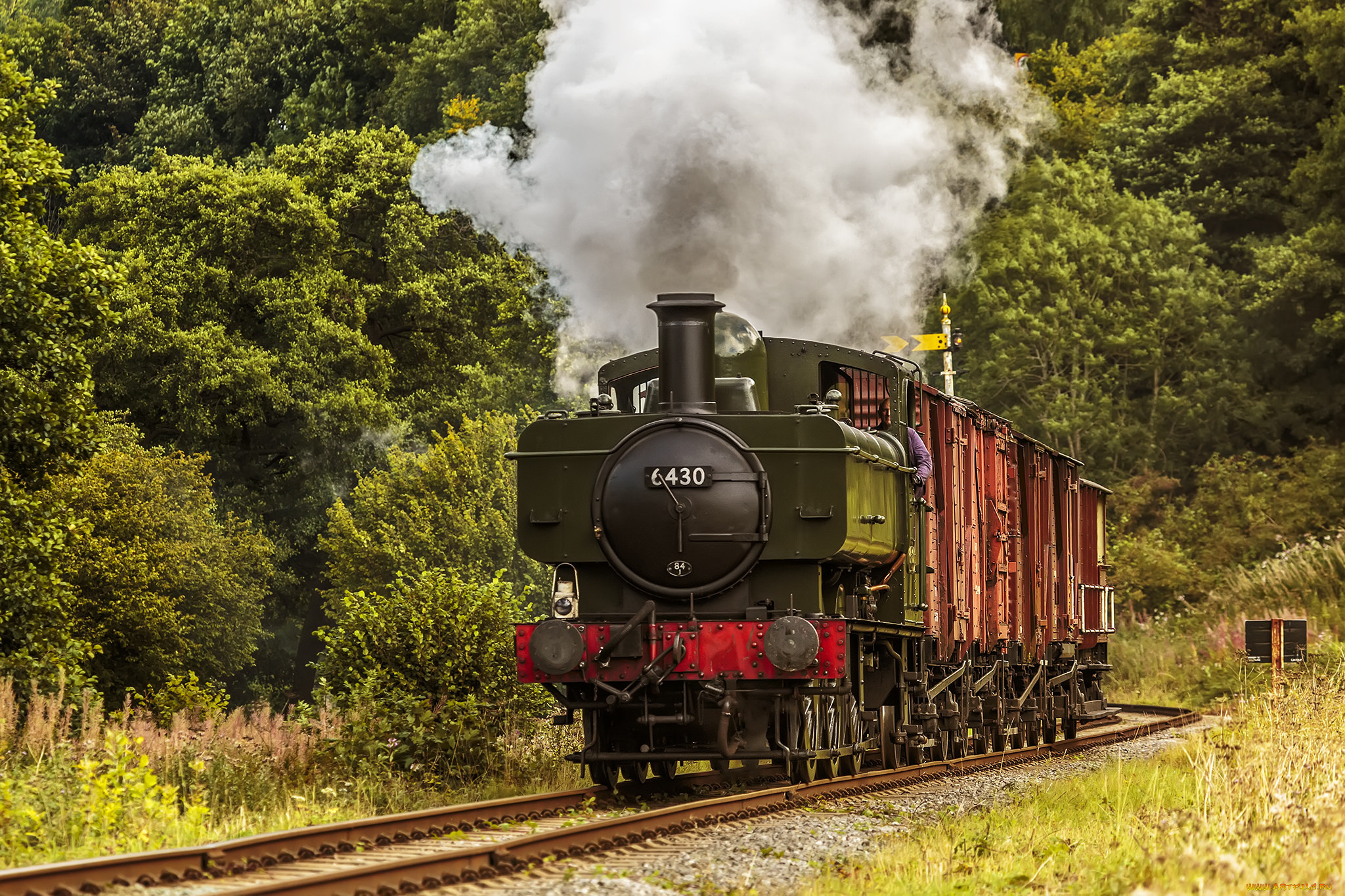 техника, паровозы, паровоз, рельсы, дорога, железная