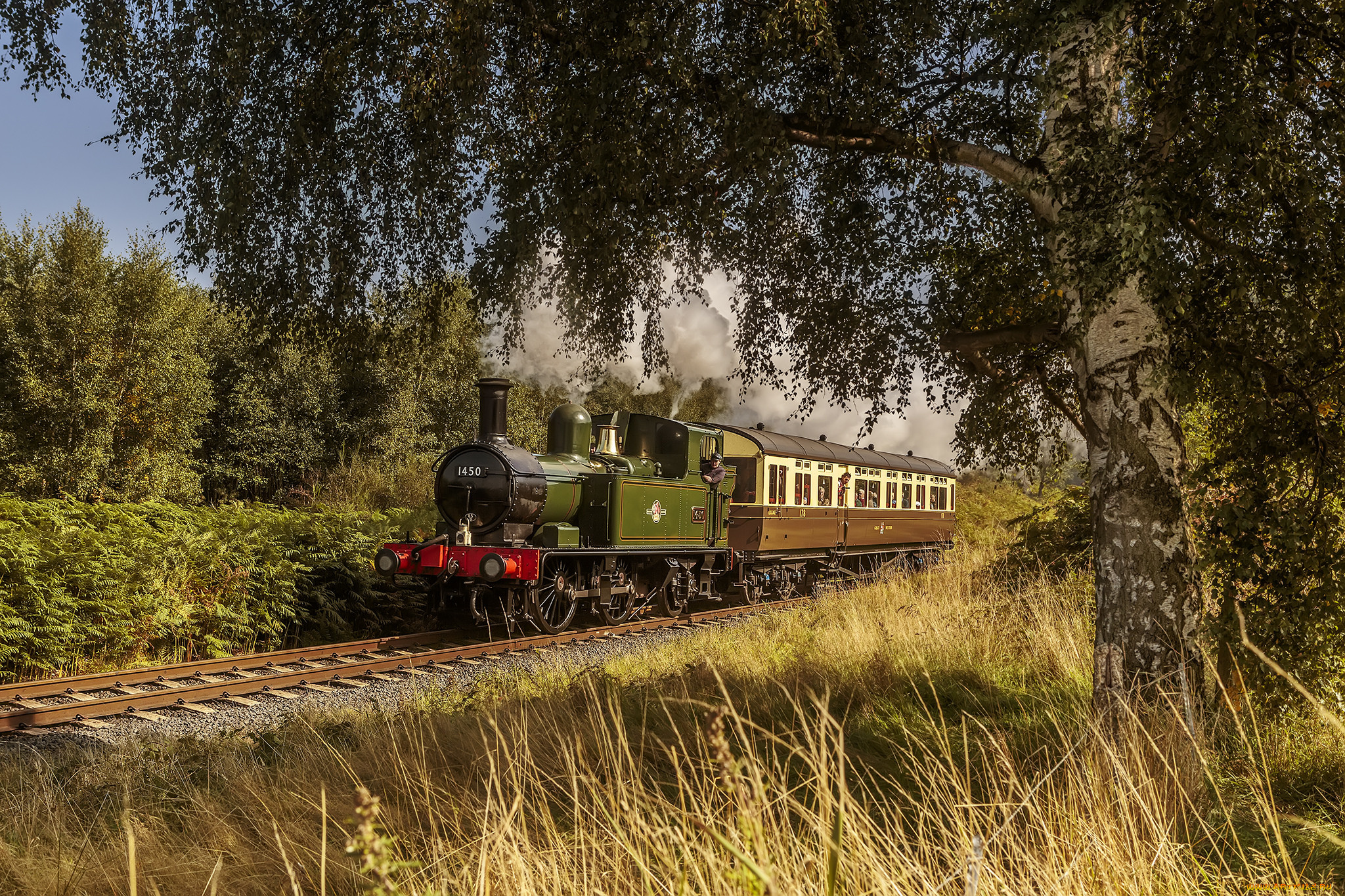 техника, паровозы, паровоз, рельсы, дорога, железная