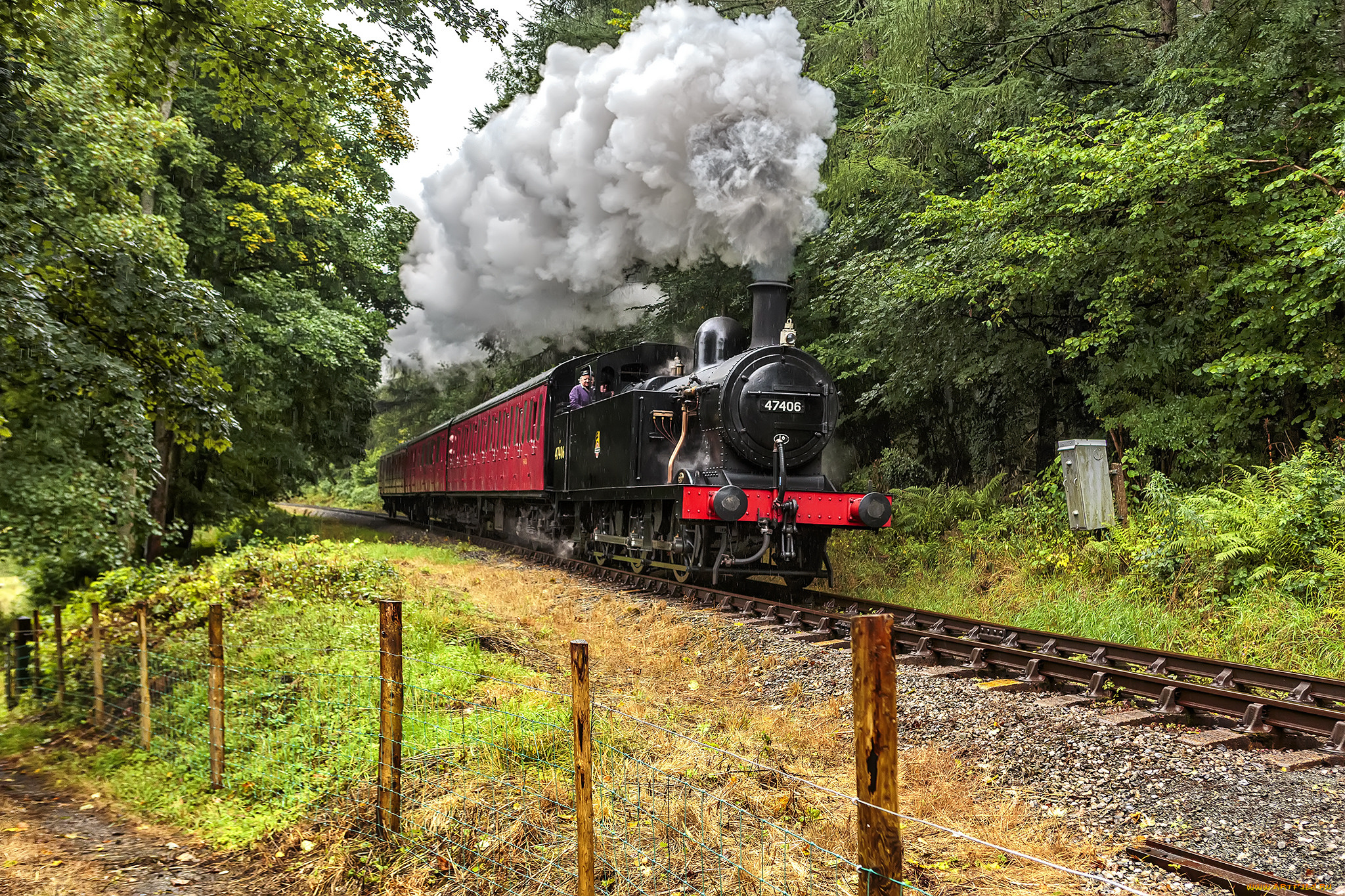 техника, паровозы, паровоз, рельсы, железная, дорога