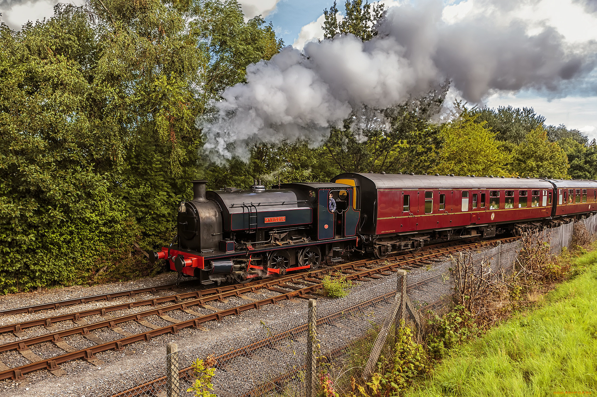 техника, паровозы, рельсы, паровоз, дорога, железная