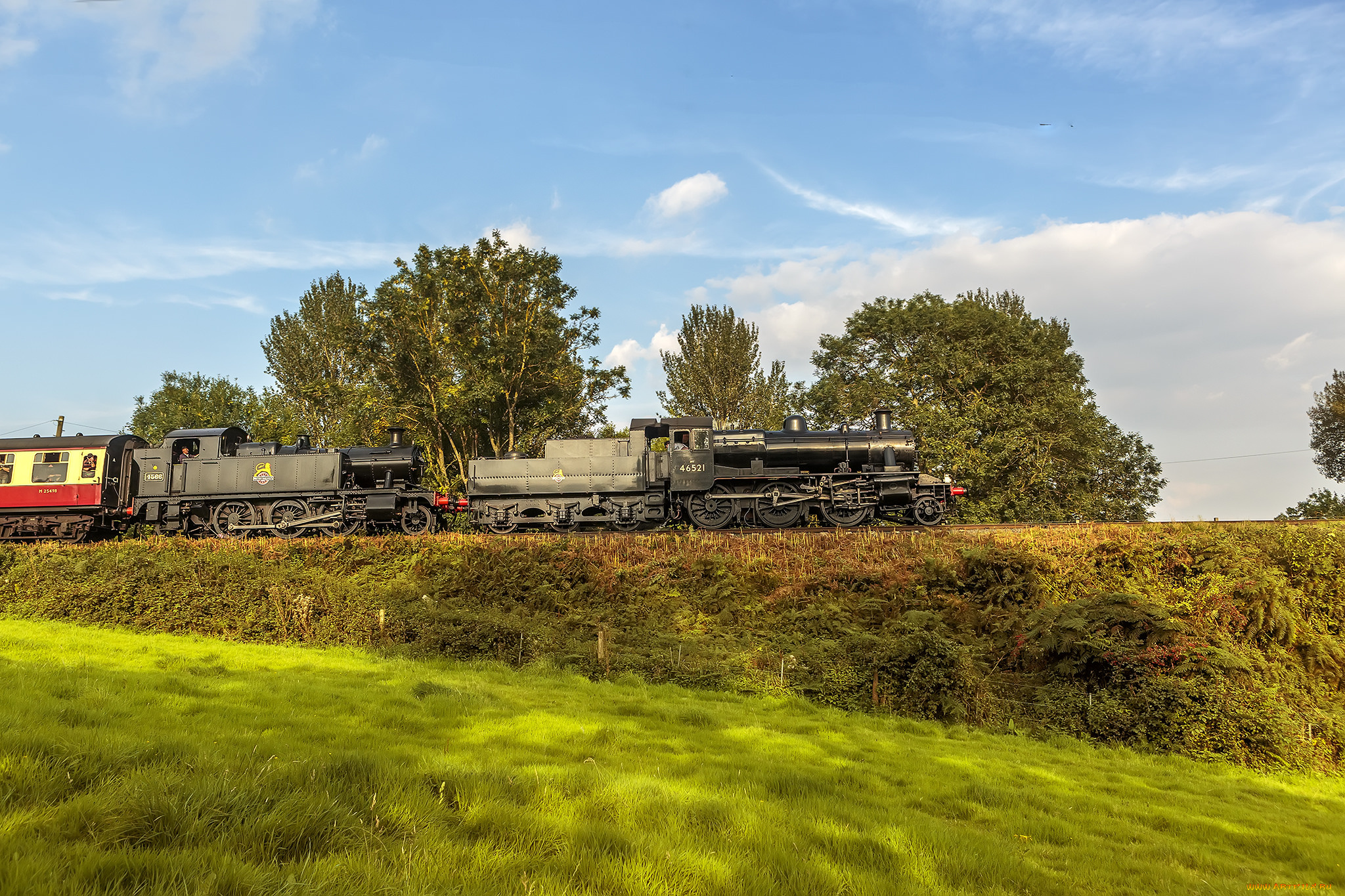 техника, паровозы, железная, паровоз, рельсы, дорога