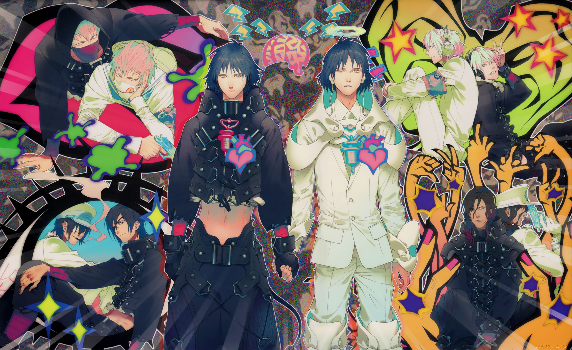 аниме, dramatical, murder, братья, драматическое, убийство, аоба