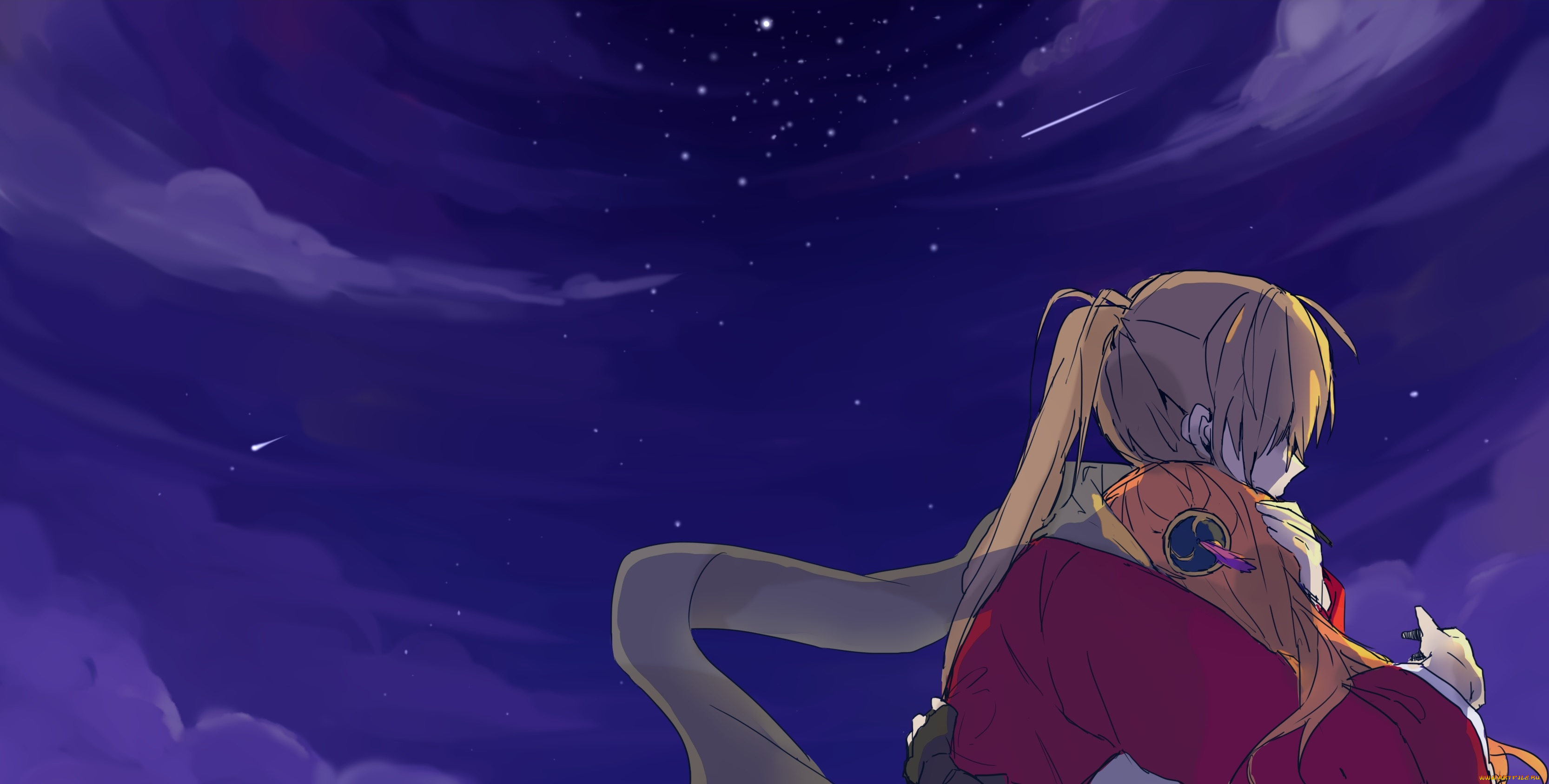 аниме, gintama, арт, пара, объятия