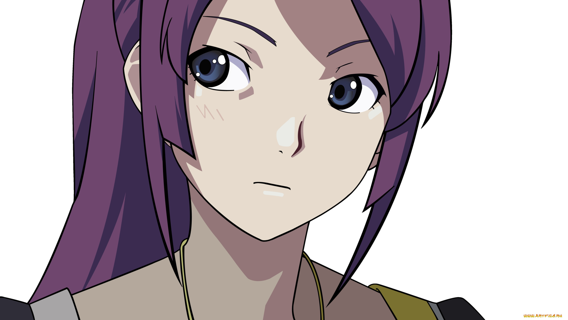 аниме, bakemonogatari, фон, взгляд, девушка