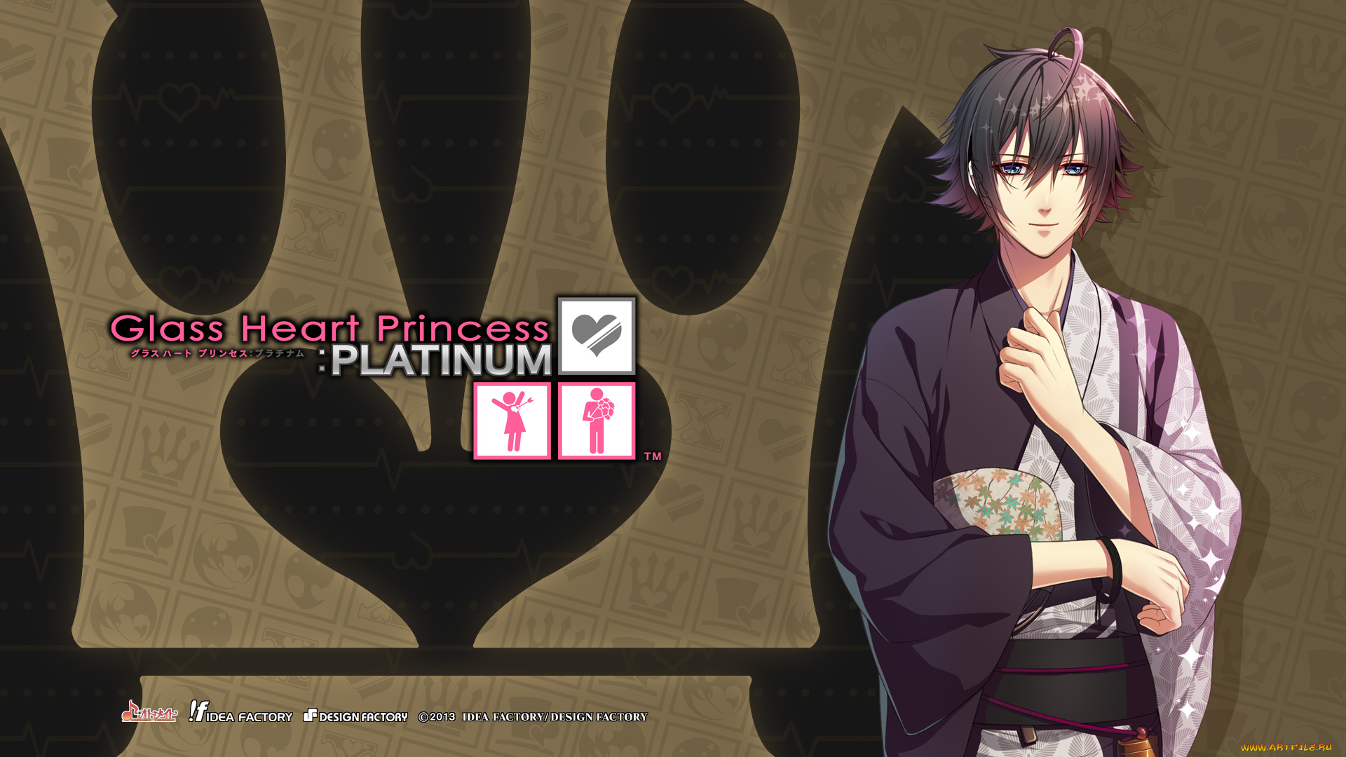 аниме, glass, heart, princess, персонаж