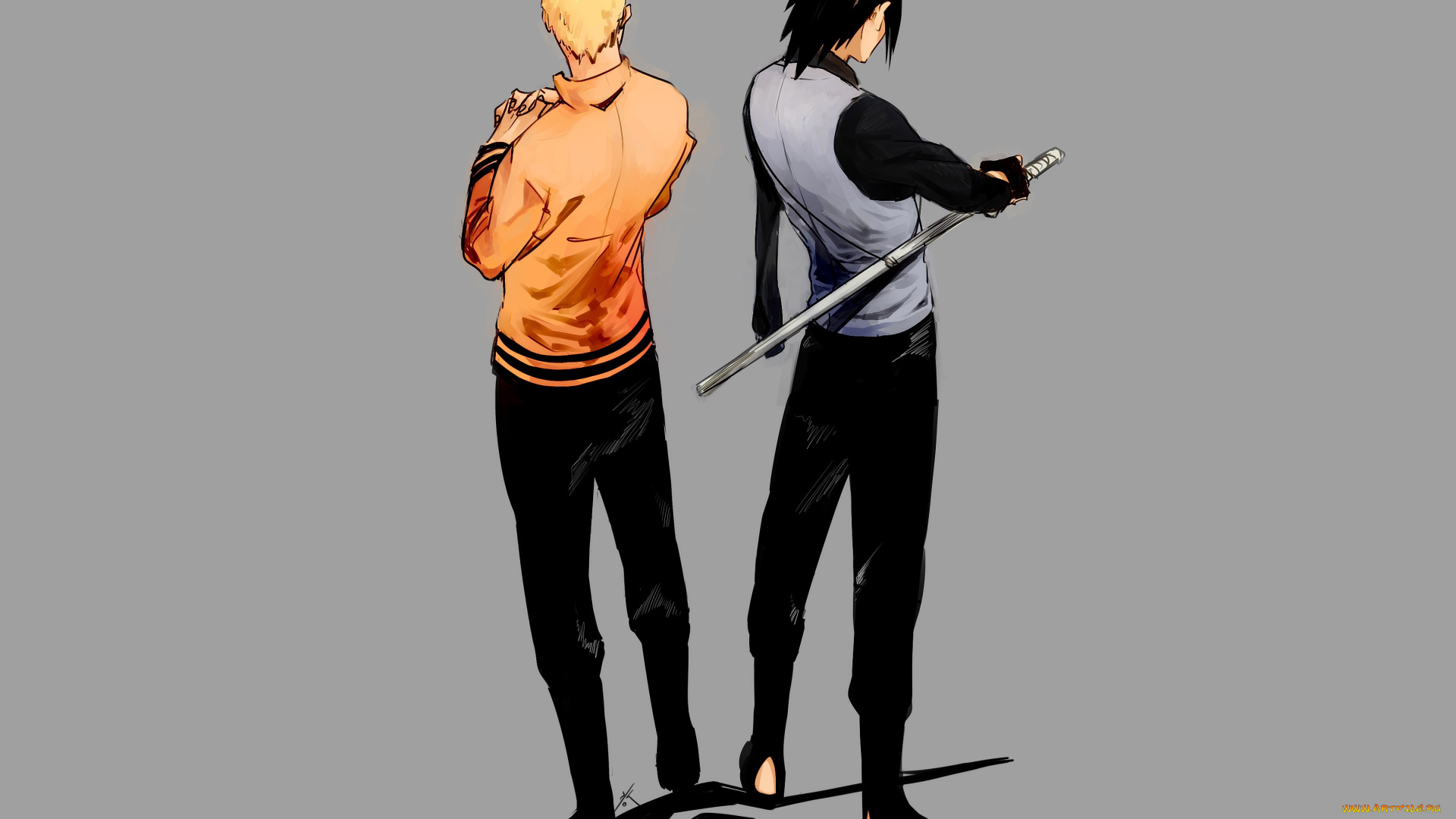 аниме, naruto, наруто, саске