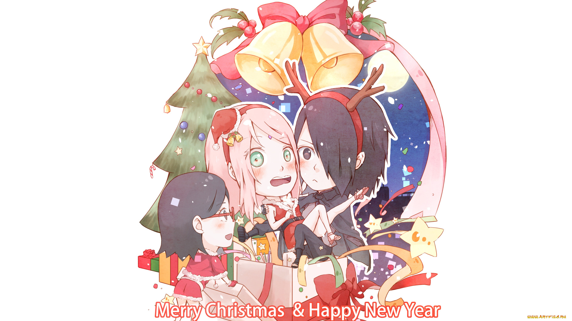 аниме, naruto, семья