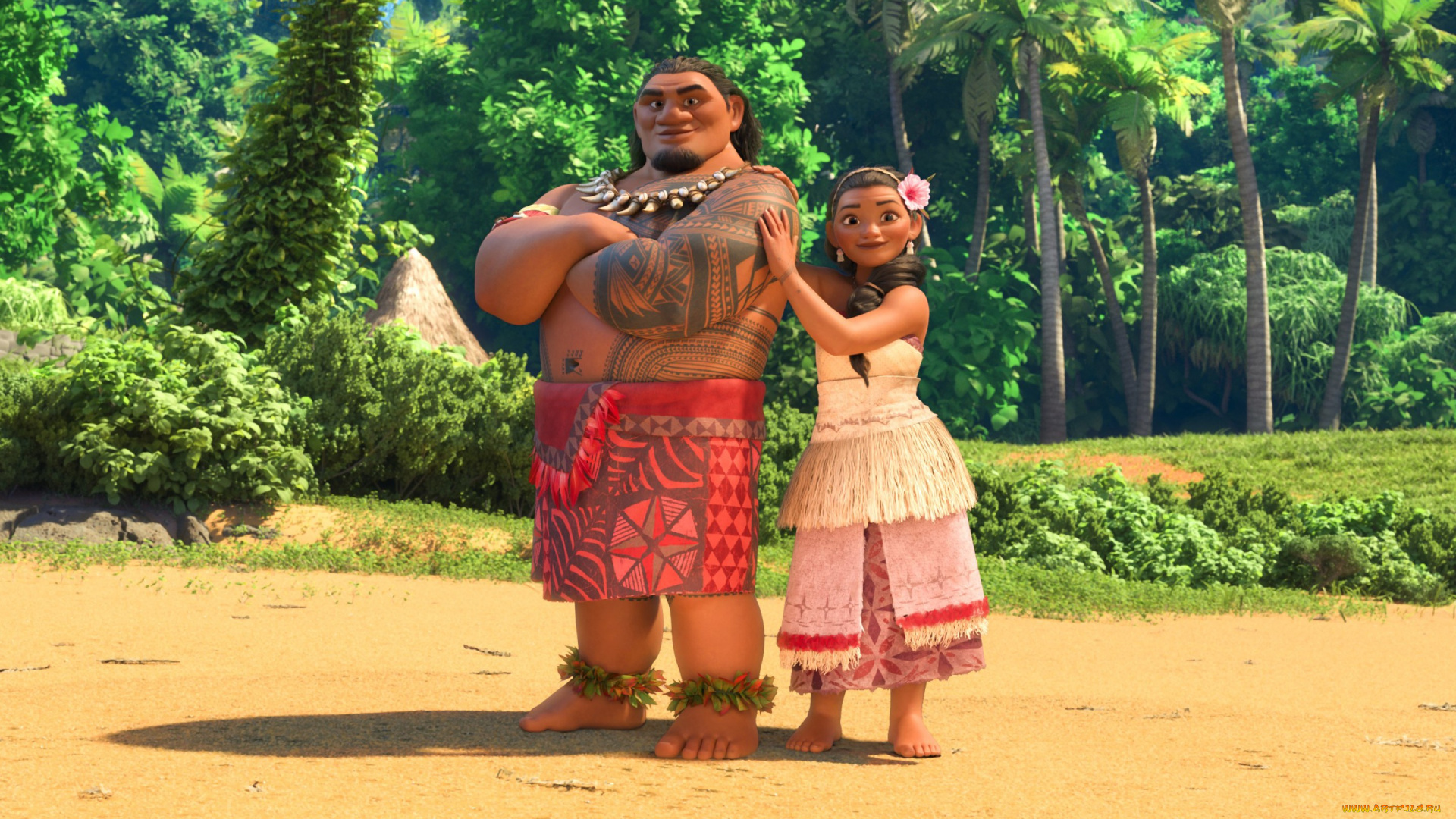 moana, мультфильмы, персонажи