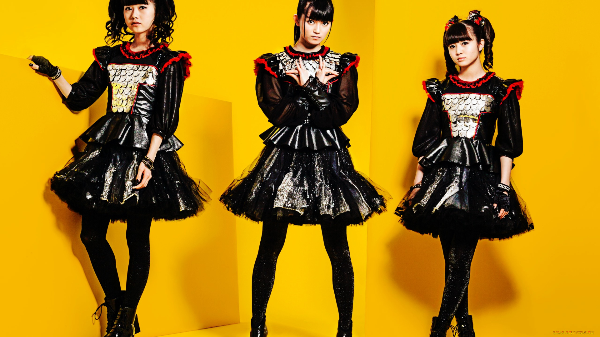 музыка, babymetal, взгляд, k-pop, япония, поп, девушки, молодежный, данс-поп, электро-поп, бабблгам-поп, фон