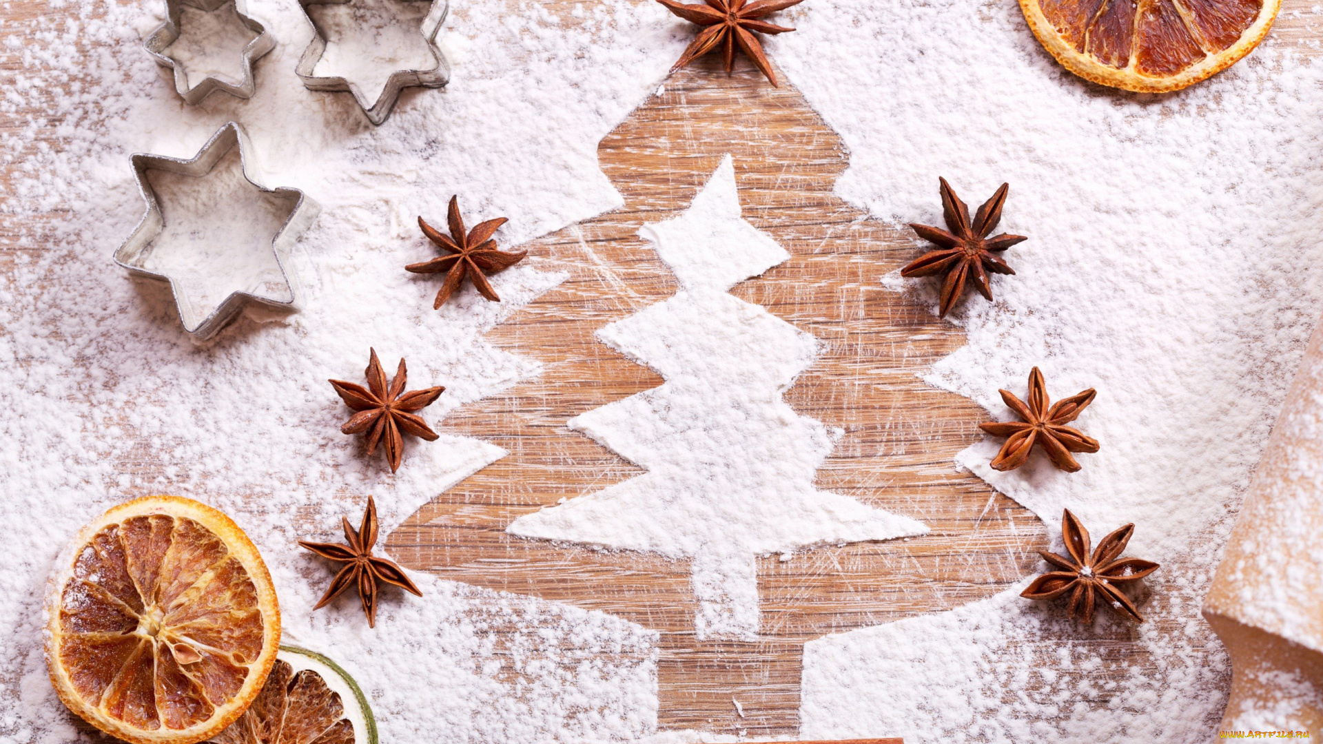 праздничные, угощения, мука, бадьян