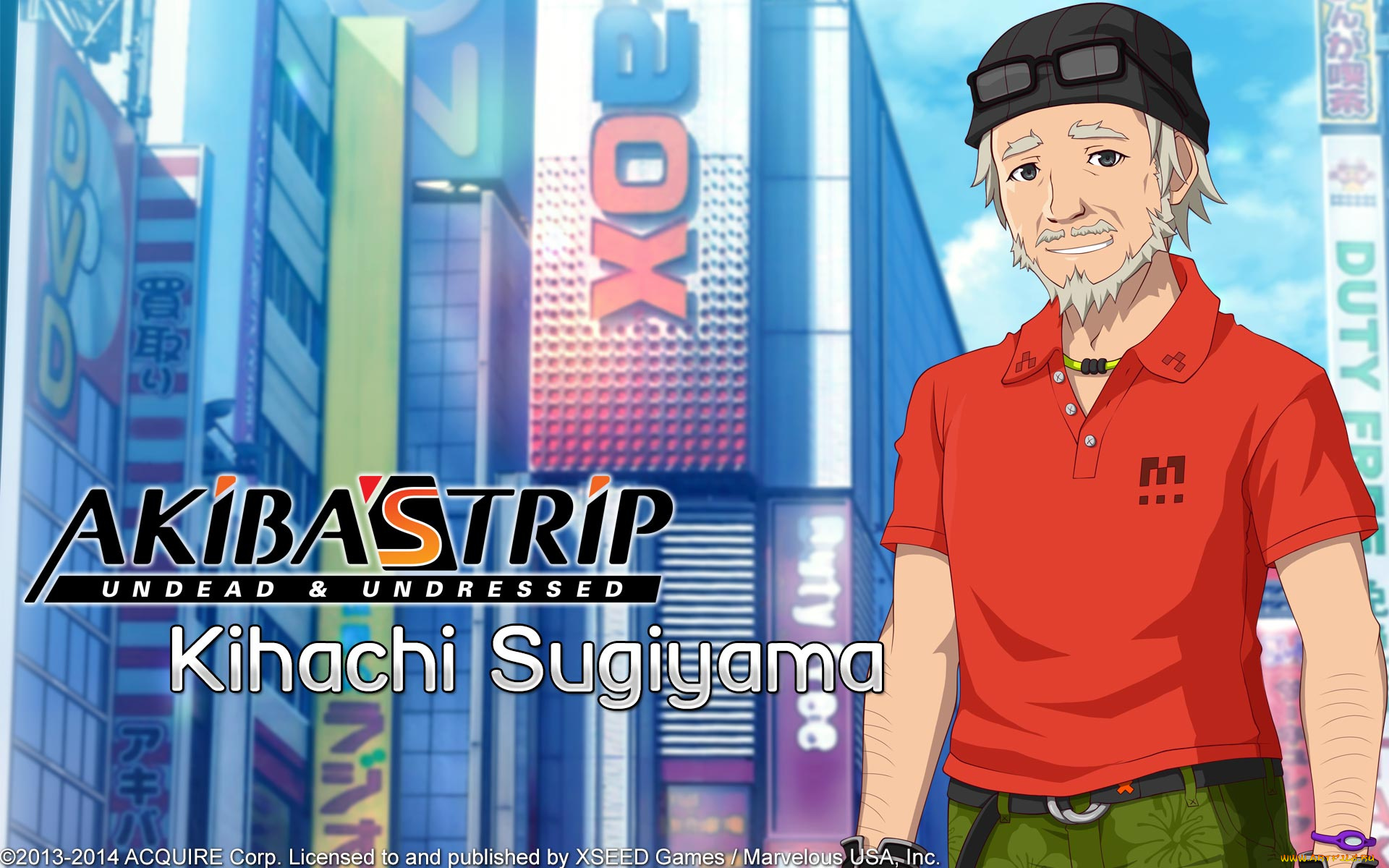 akiba`s, trip, аниме, , undead, &, undressed, мужчина, взгляд, фон