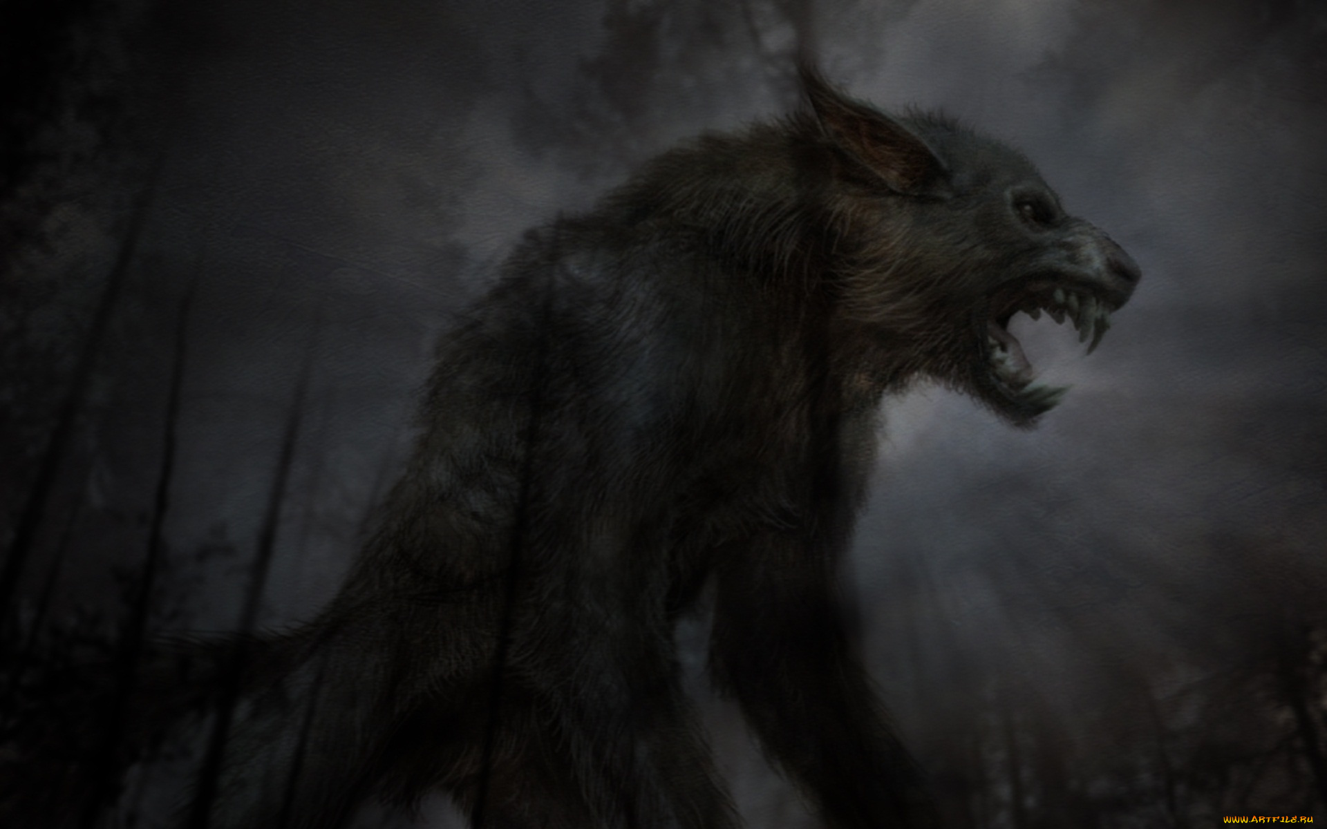 фэнтези, оборотни, зверь, оборотень, чудовище