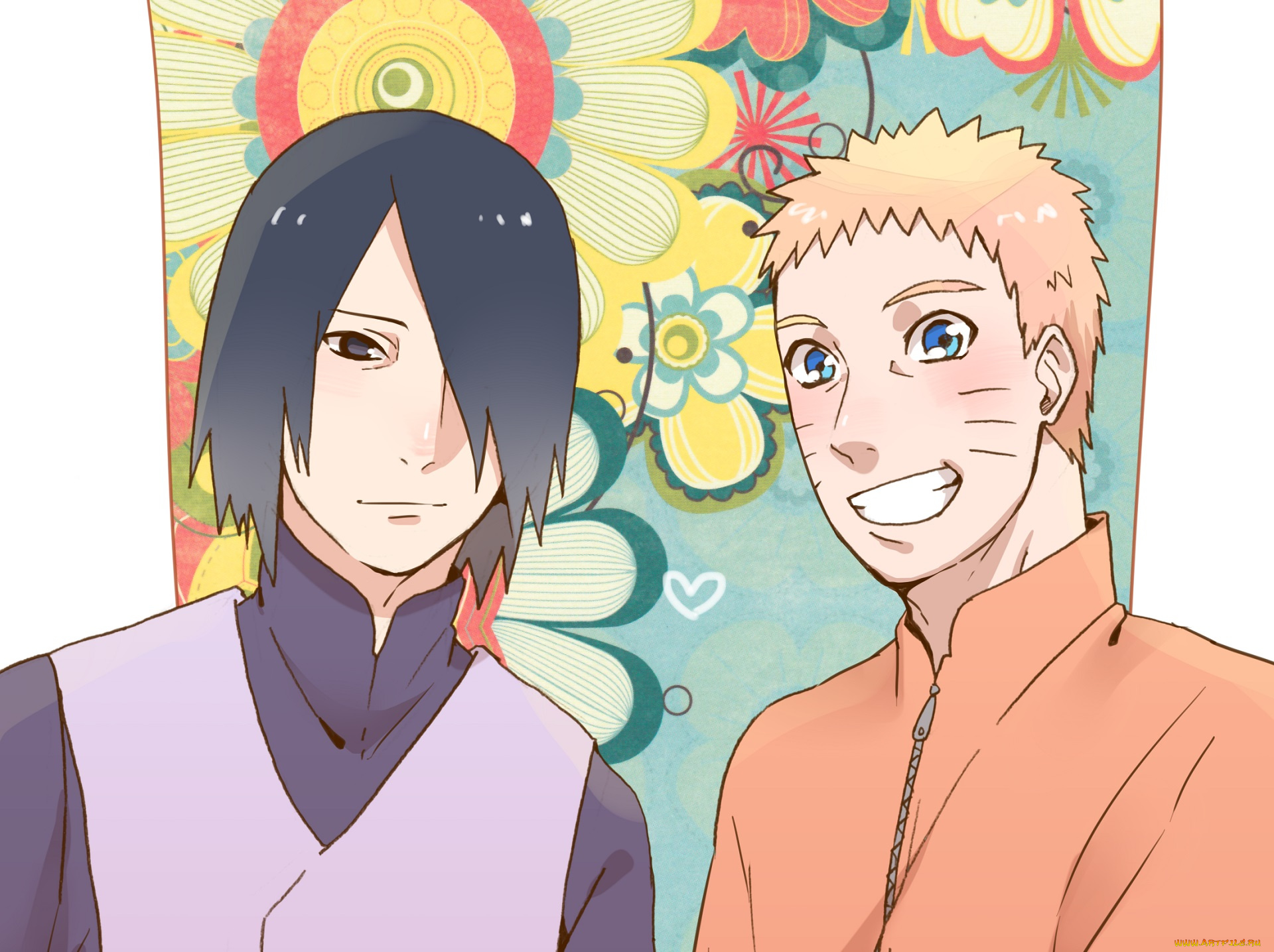 аниме, naruto, саске, наруто