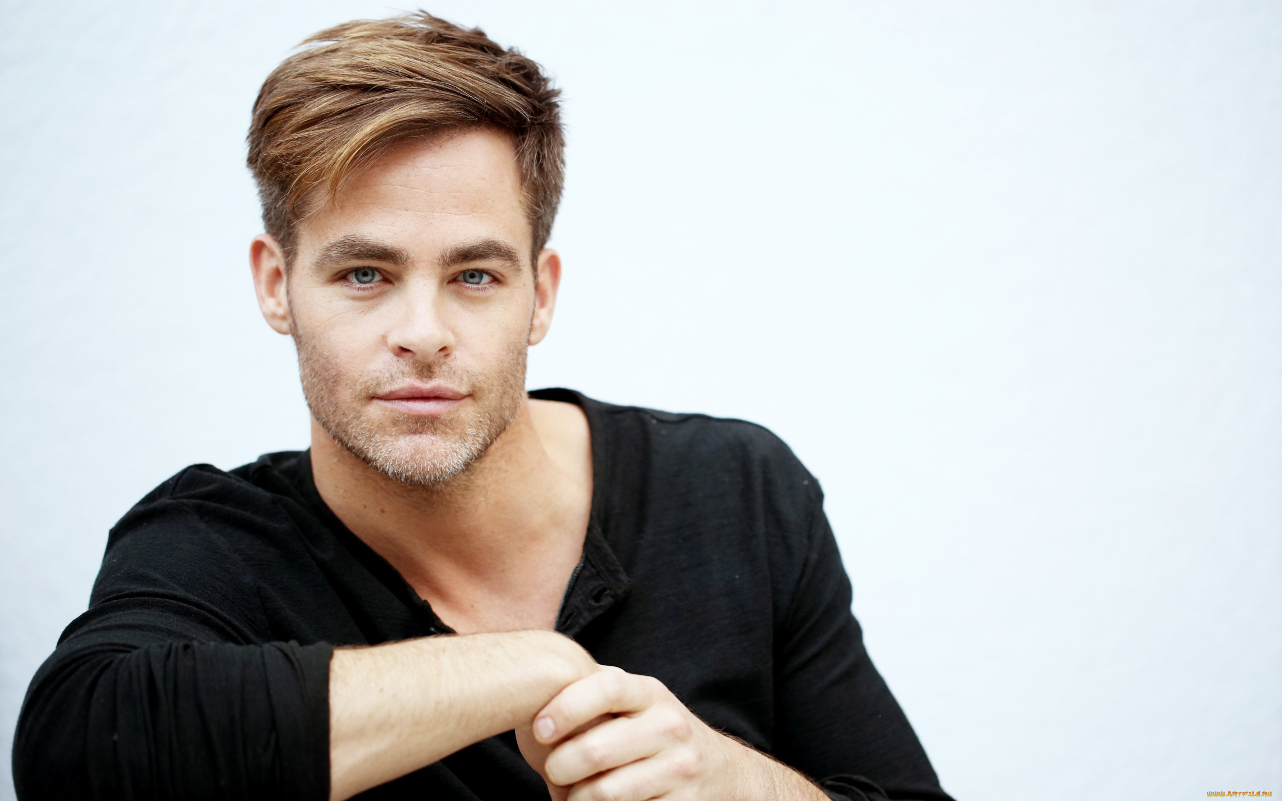 мужчины, chris, pine, бородка